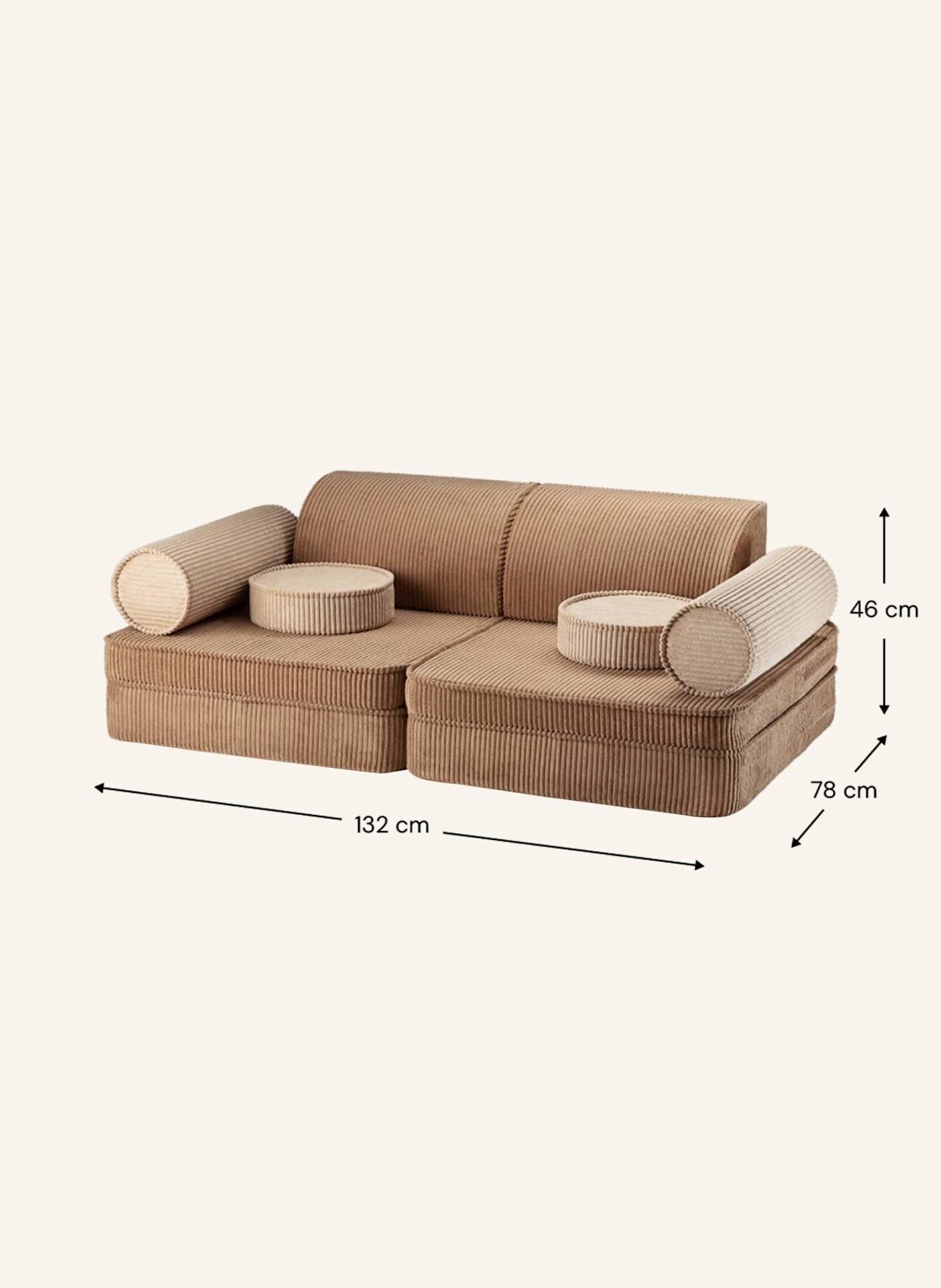 wigiwama Spielsofa SETTEE: BRAUN