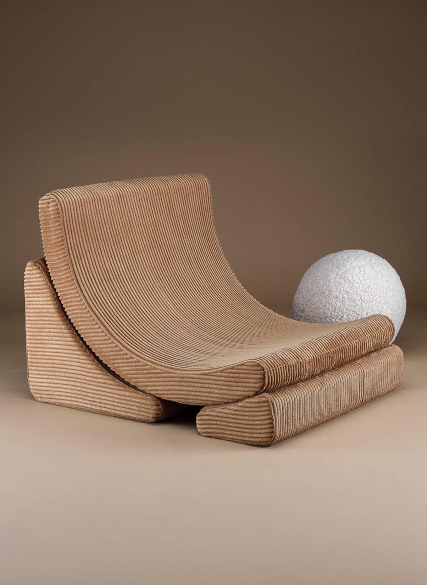 wigiwama Stuhl MOON: BRAUN