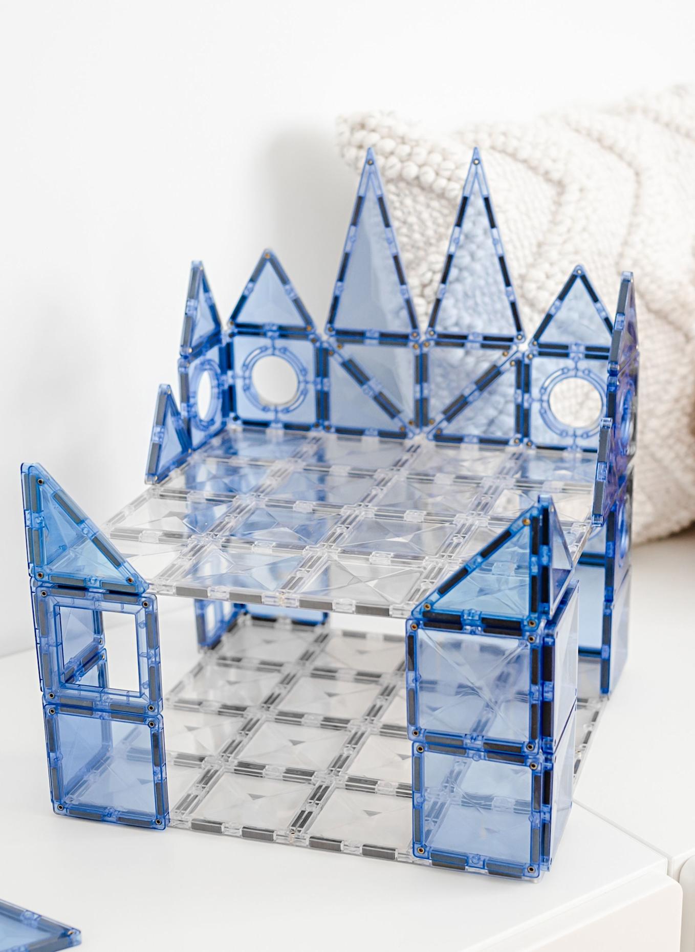 Connetix Grundplatten-Set CLEAR: WEISS