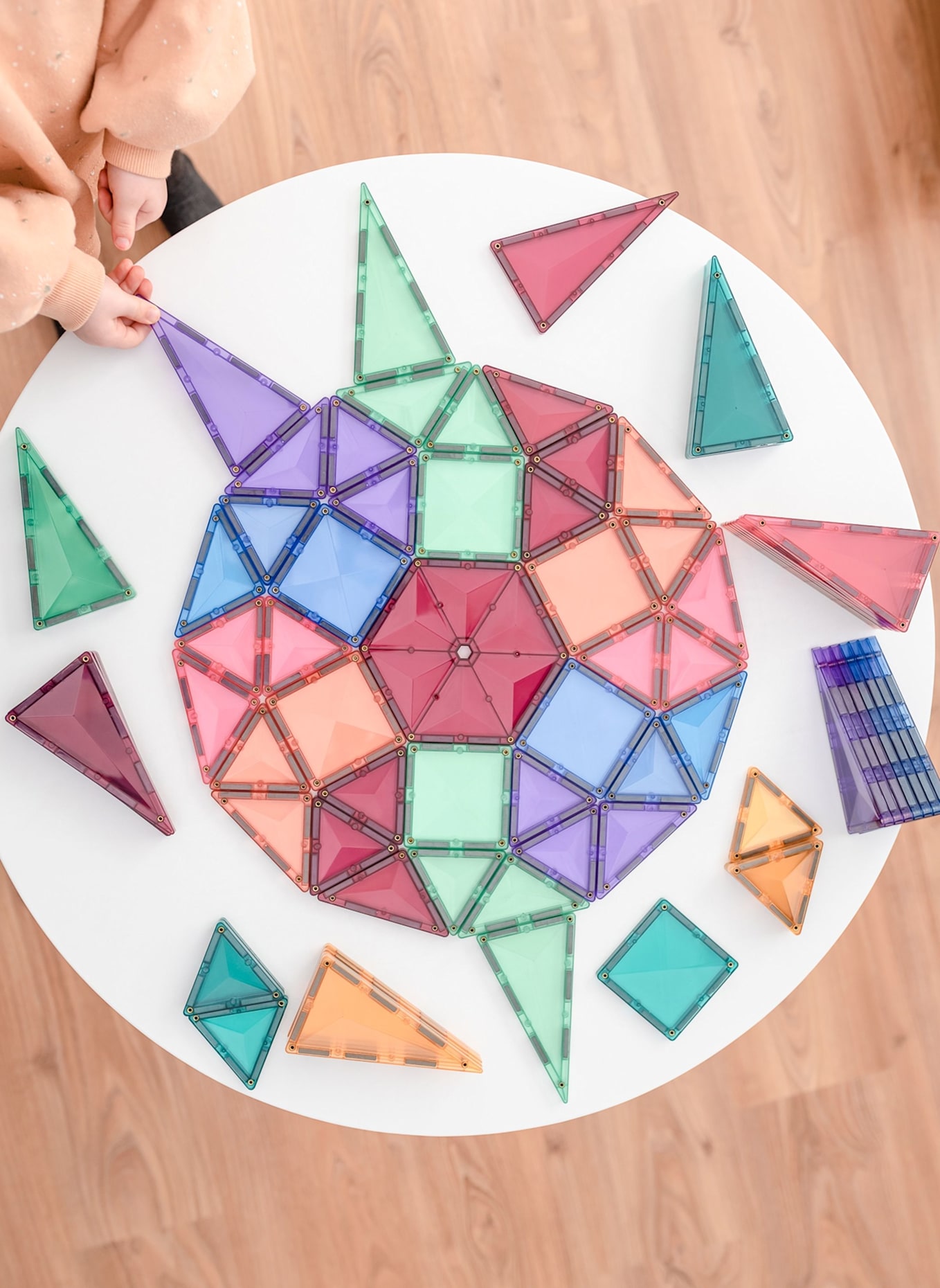 Connetix Mega-Set PASTELL: ROSA