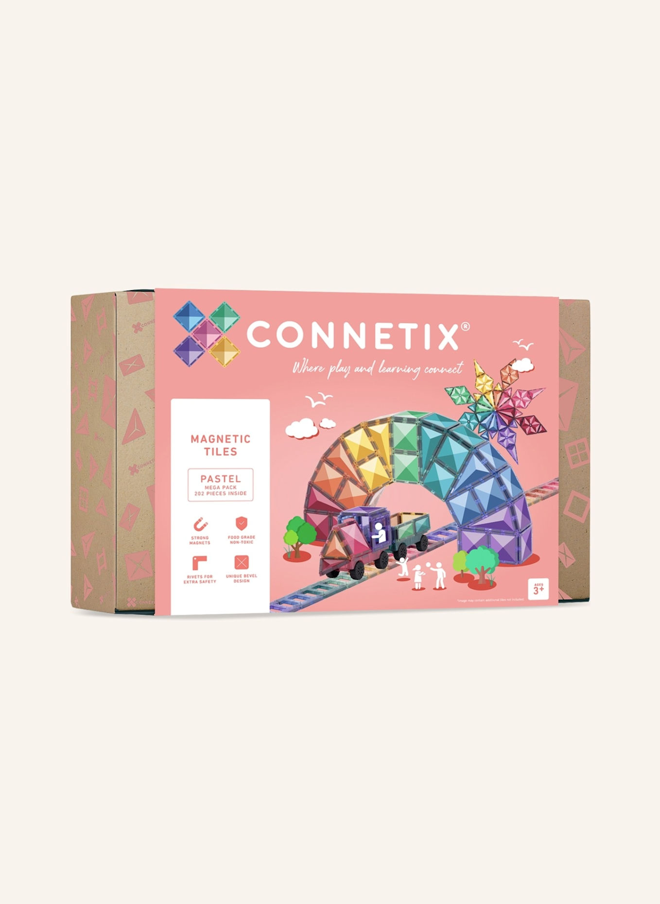 Connetix Mega-Set PASTELL: ROSA