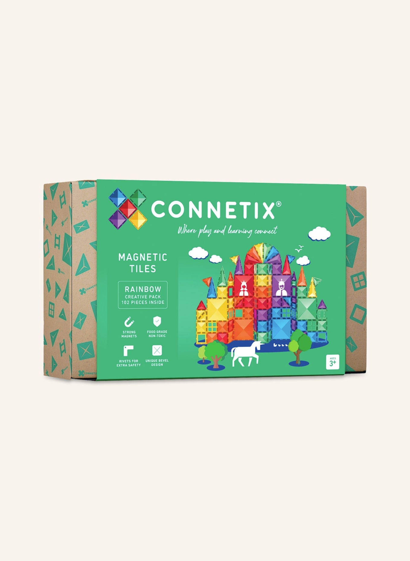 Connetix Creative-Set REGENBOGEN: GRÜN