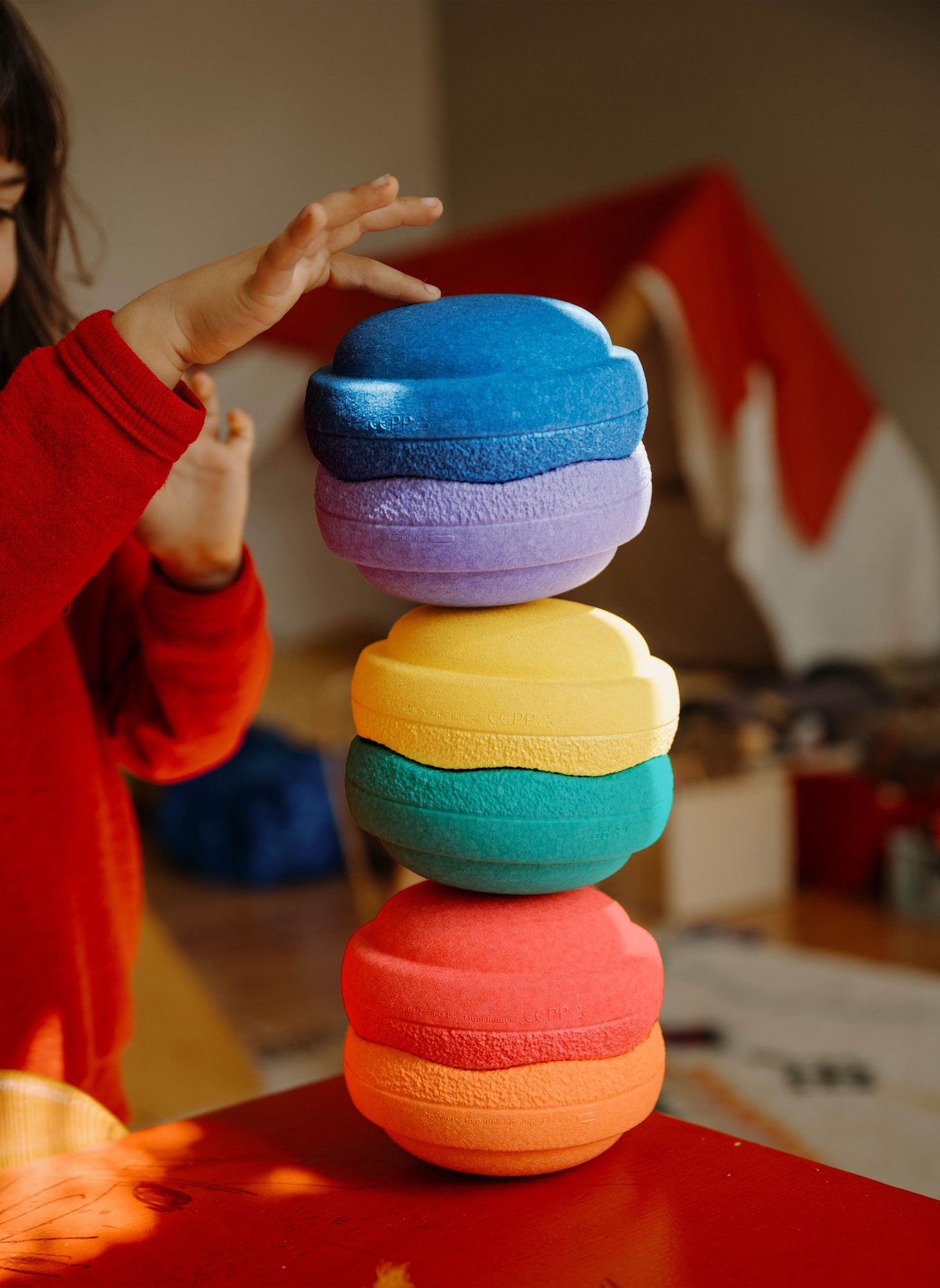 Stapelstein SET ORIGINAL MINI: ROT