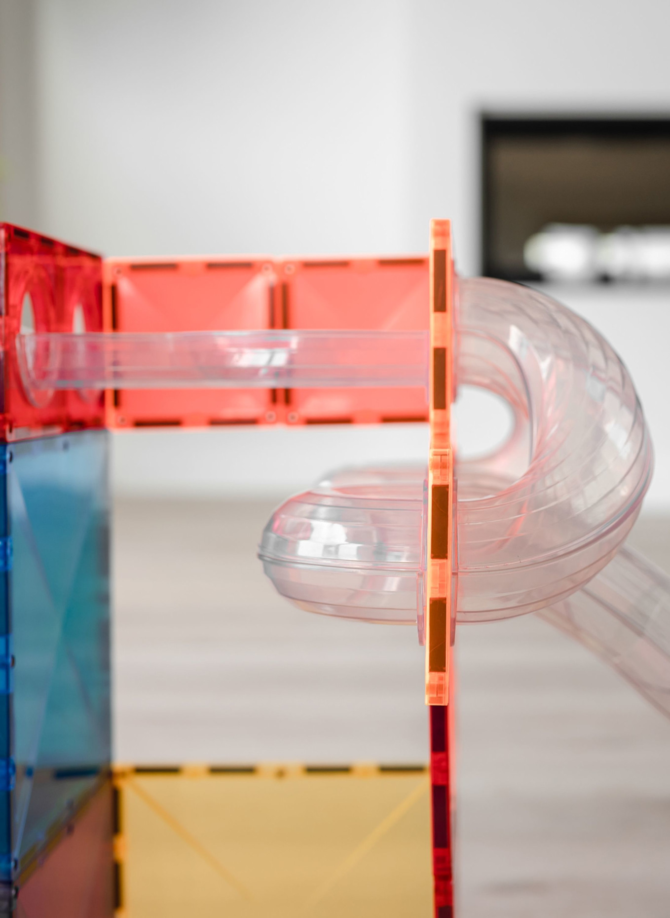 Connetix Kugelbahnen-Erweiterungs-Set REGENBOGEN: BLAU