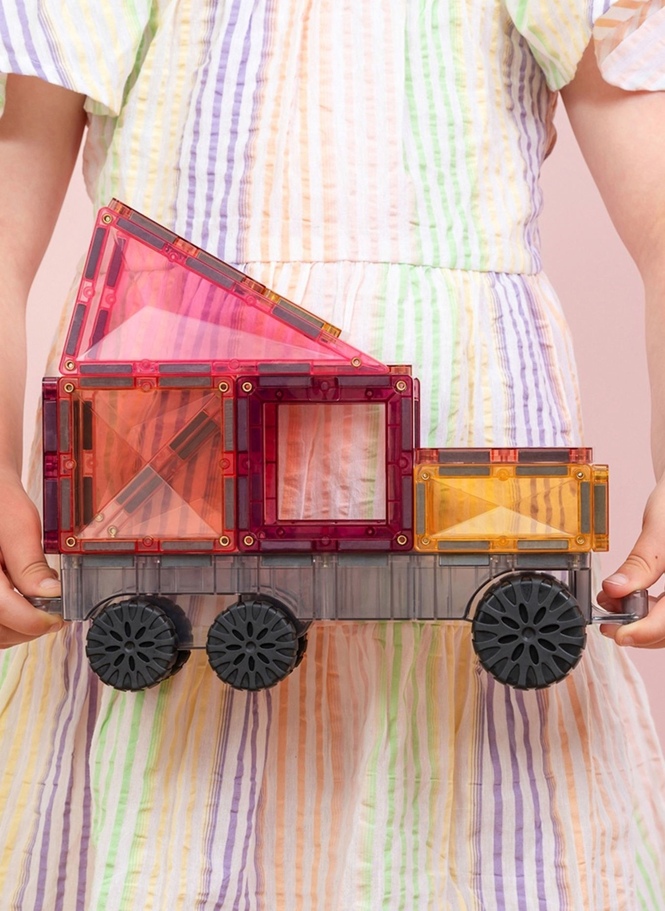 Connetix Starter-Set PASTELL: ROSA