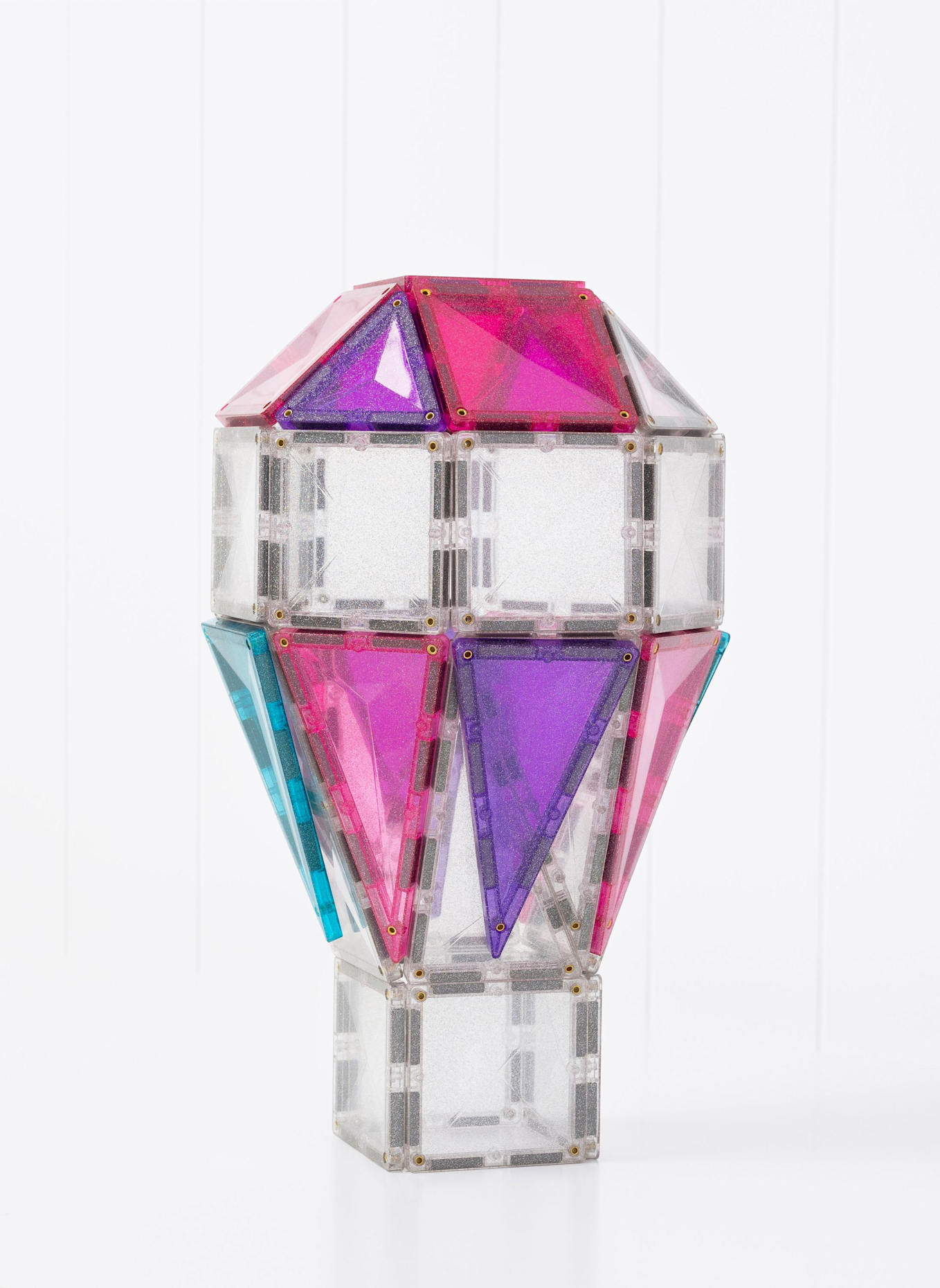 Connetix Glitter Einhorn-Set: PINK