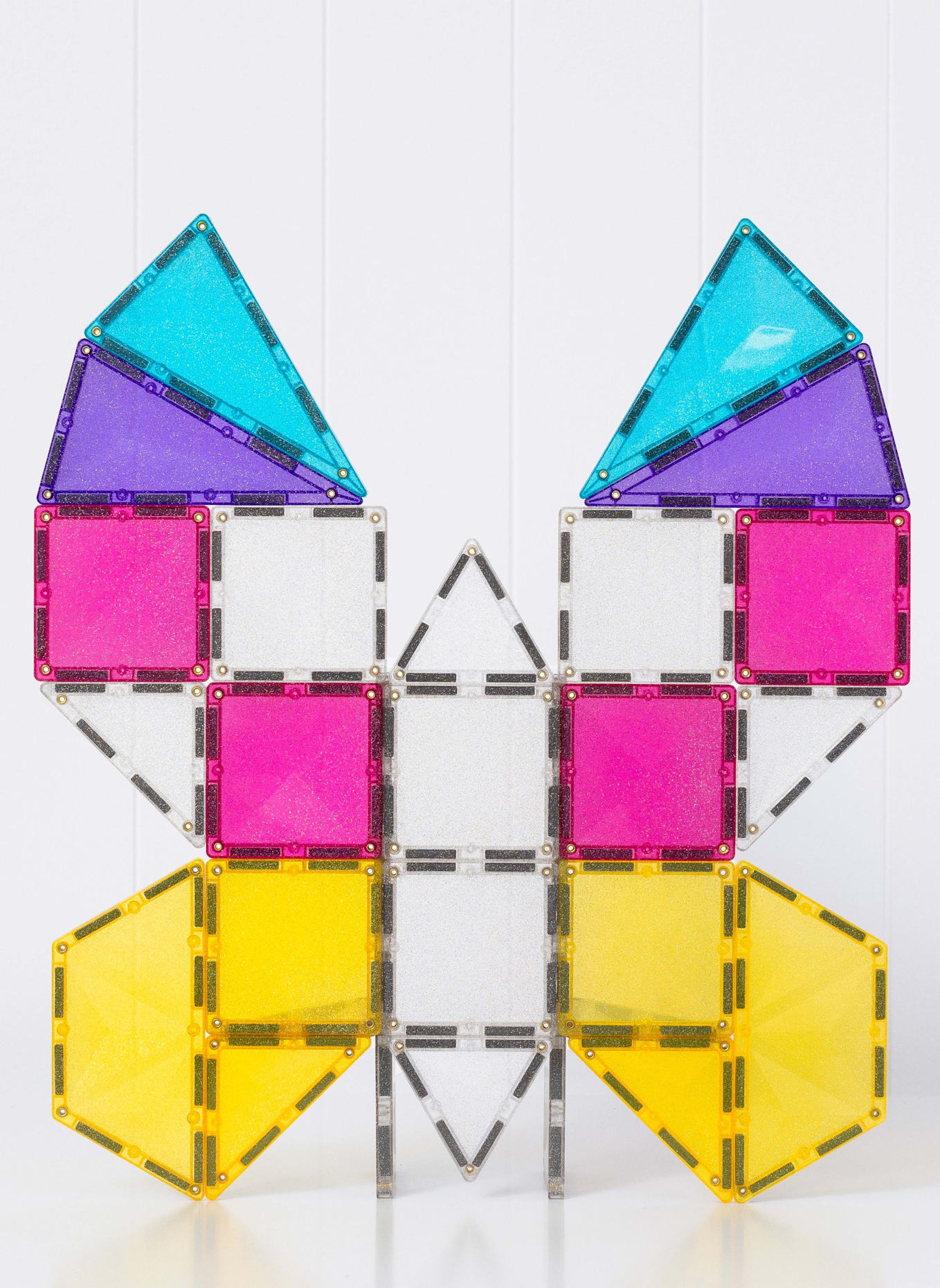 Connetix Glitter Einhorn-Set: PINK