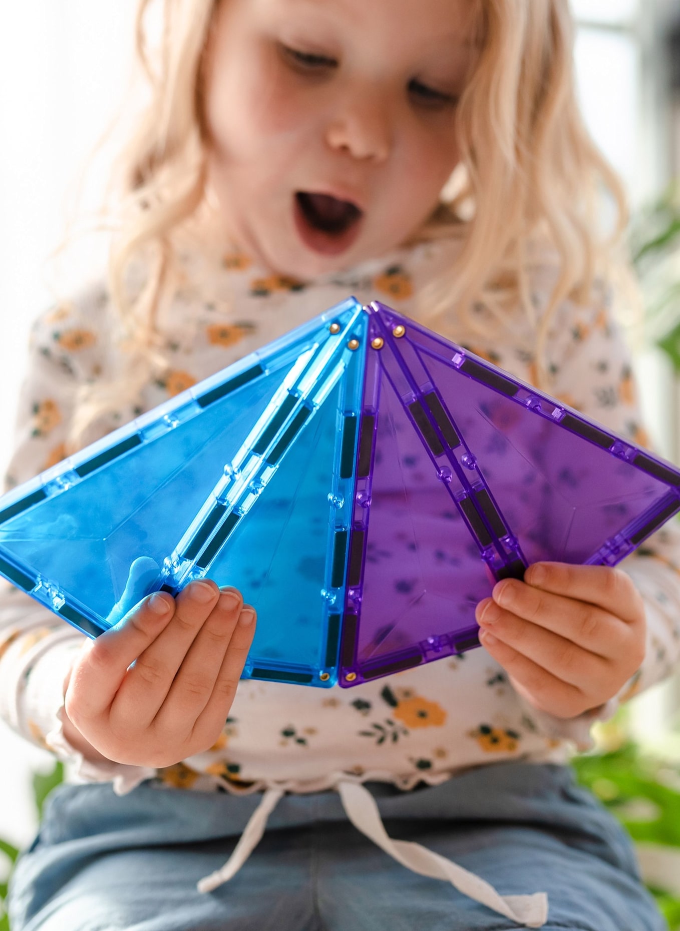 Connetix Geometrie-Set REGENBOGEN: LILA