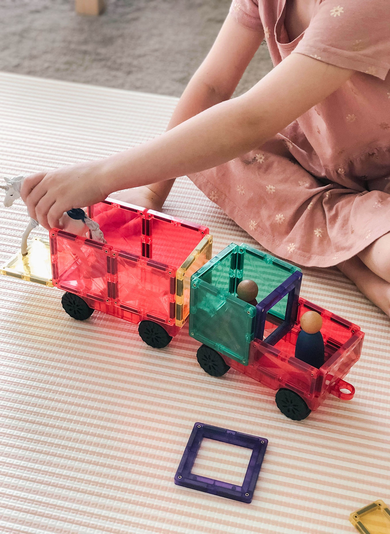 Connetix Bewegungs-Set REGENBOGEN: GRÜN