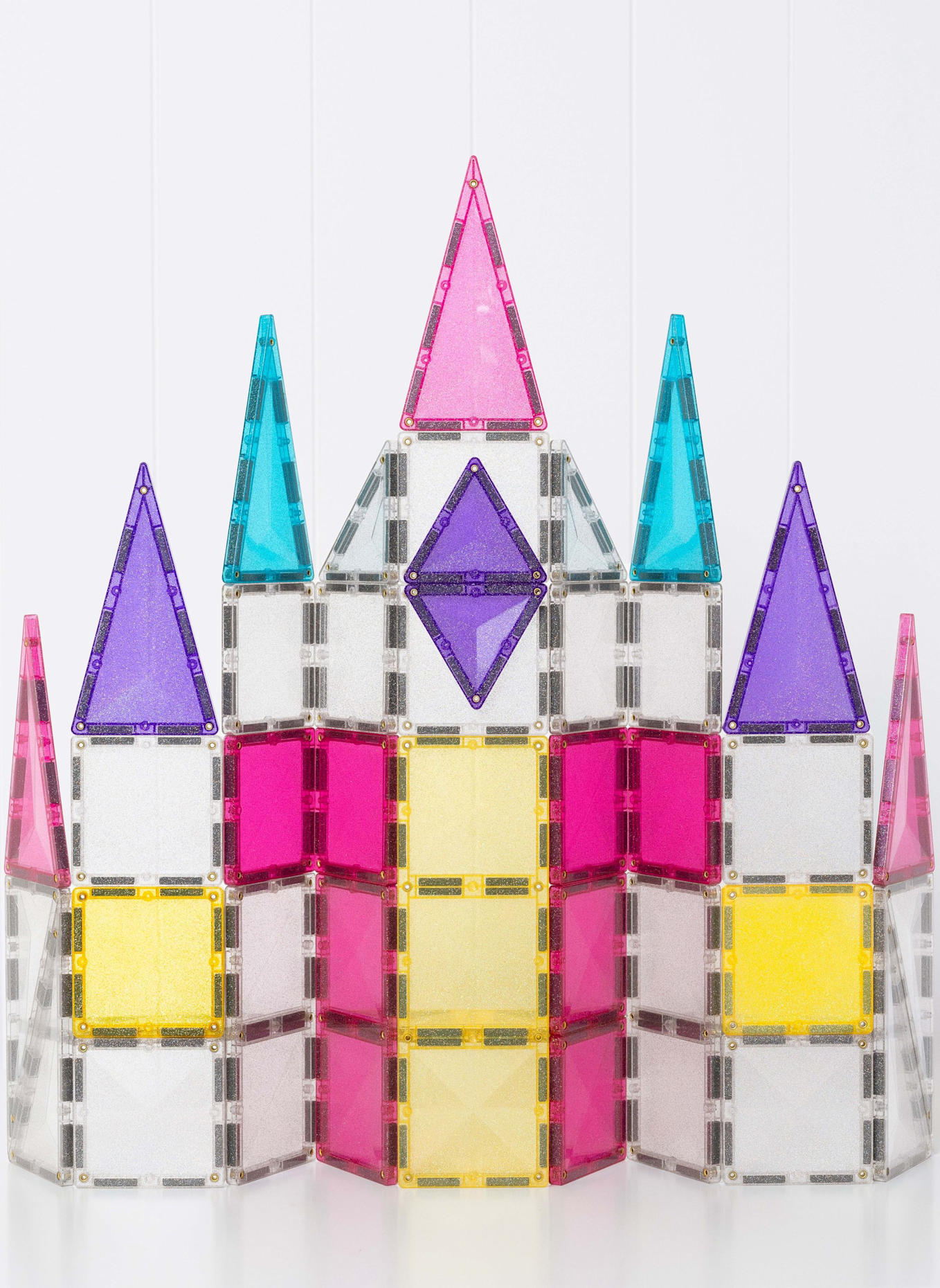 Connetix Glitter Einhorn-Set: PINK