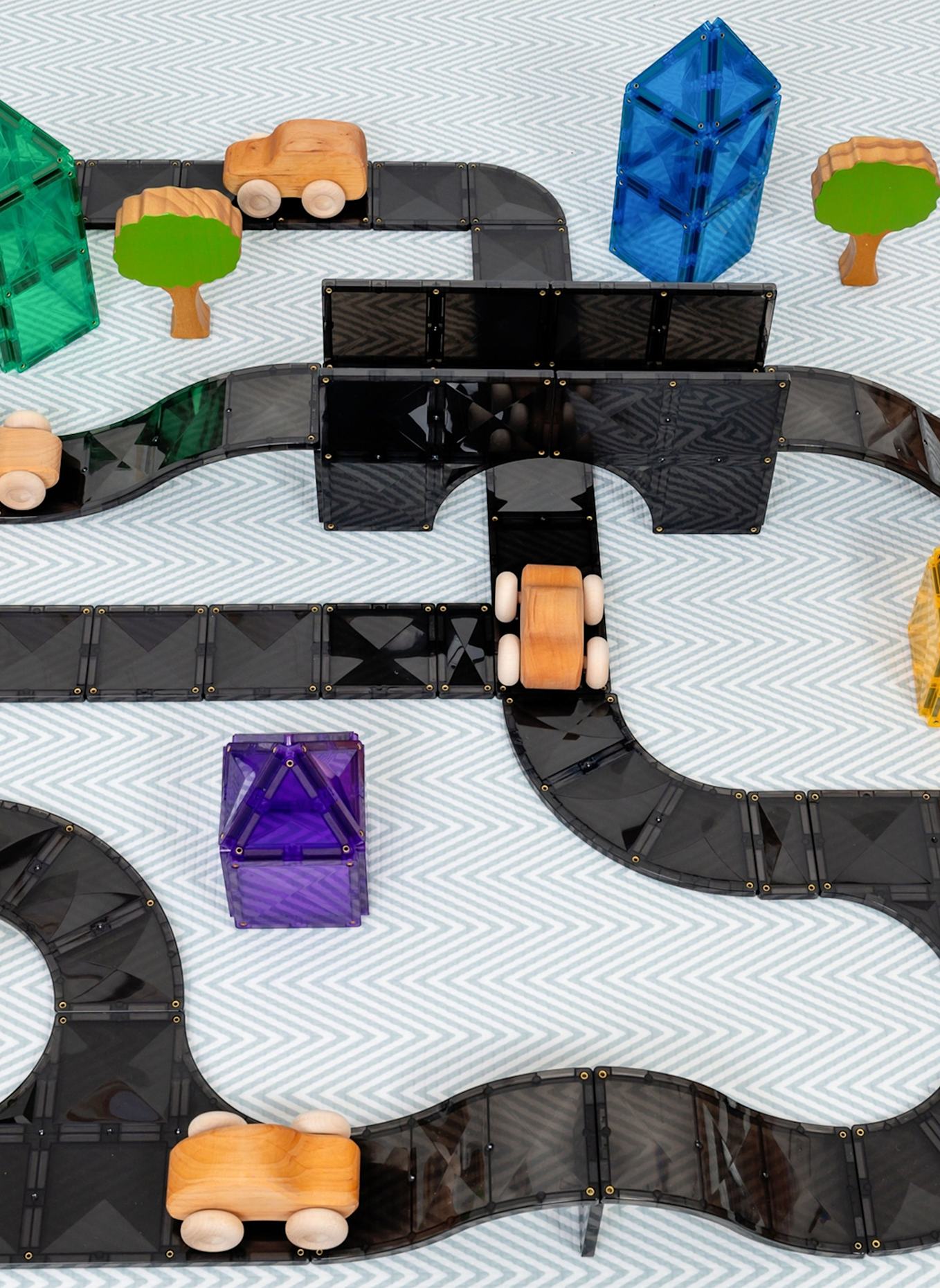 Connetix Creative-Set Roads: ORANGE