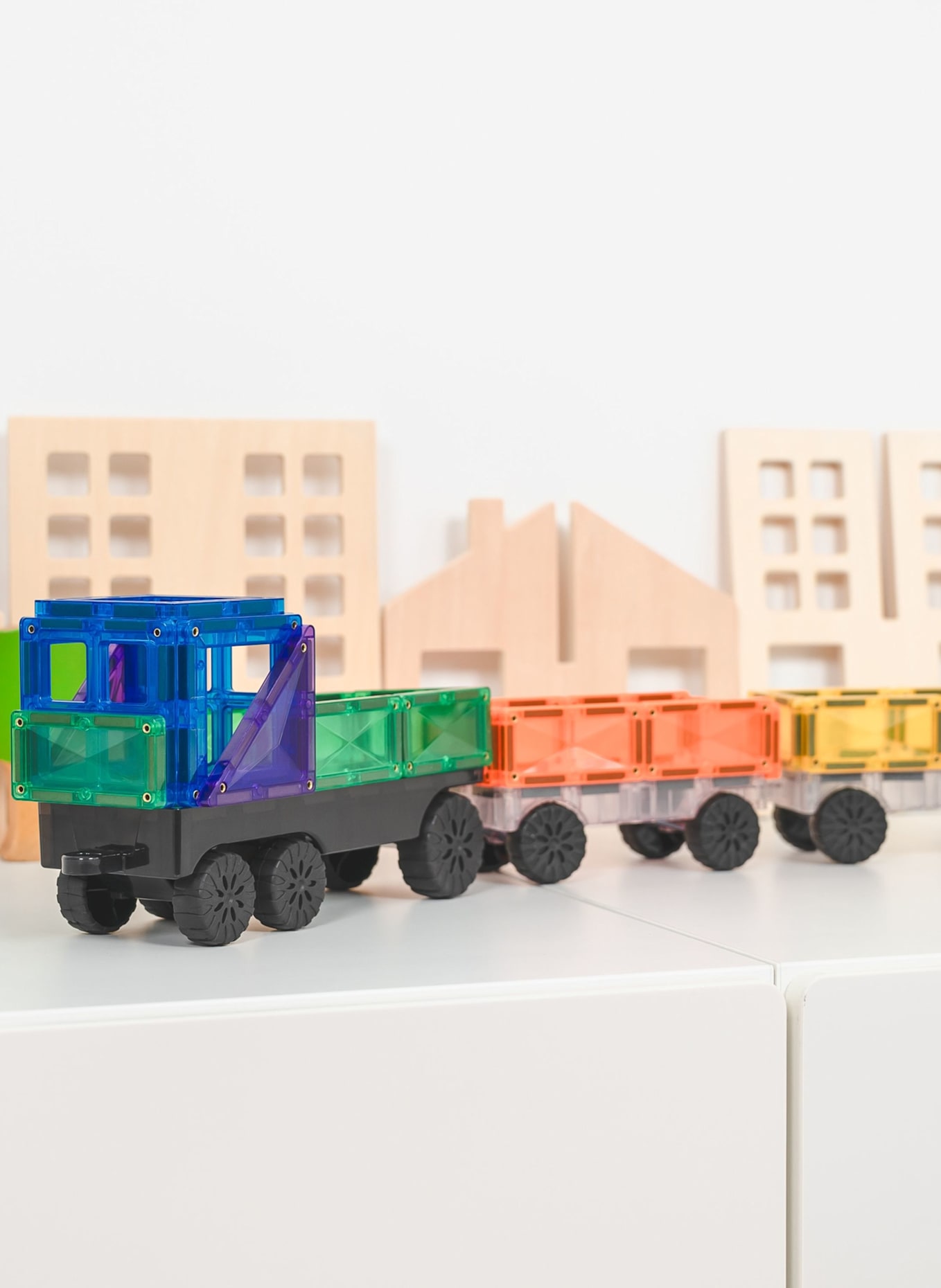 Connetix Transport-Set REGENBOGEN: BLAU