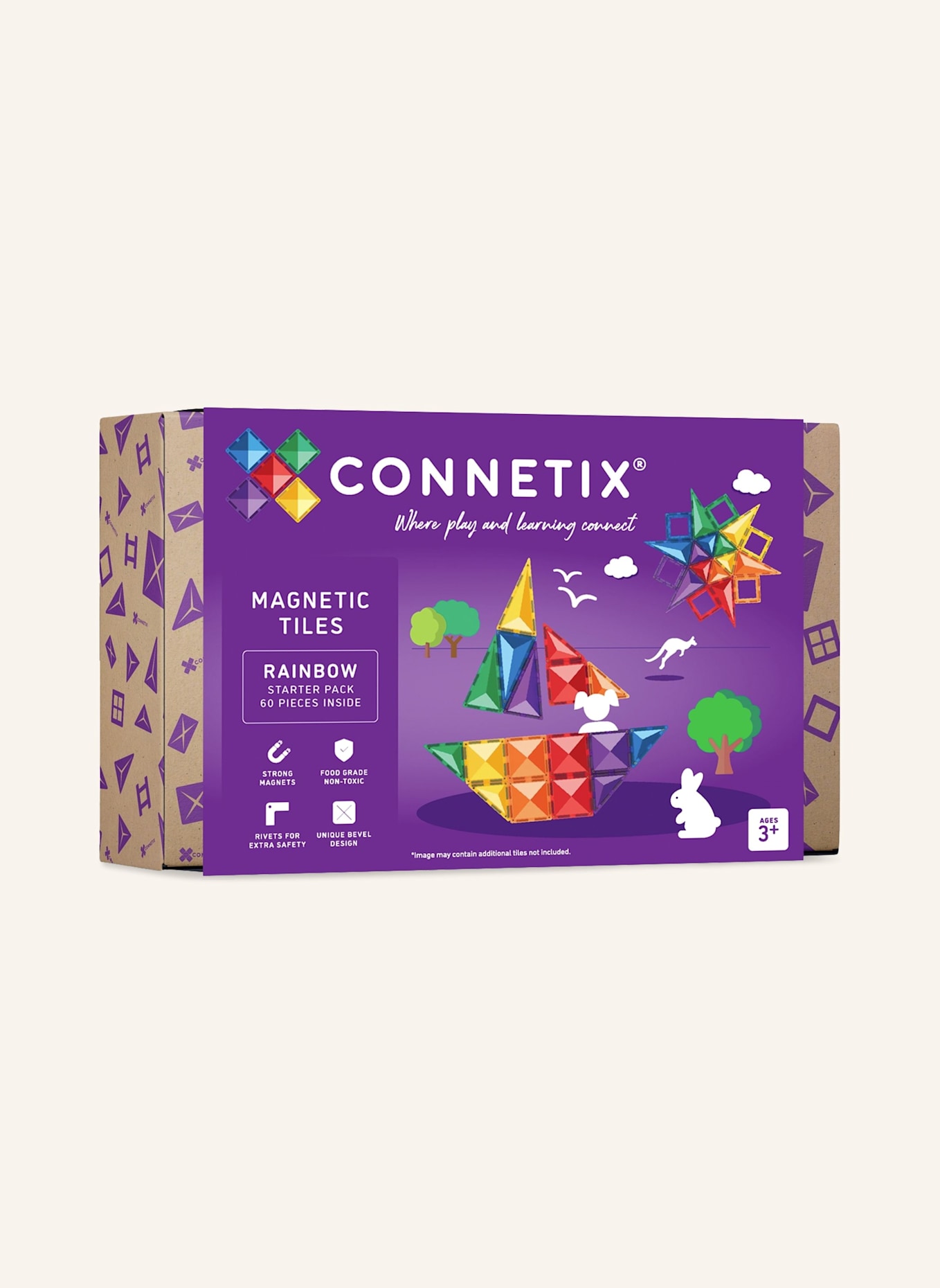 Connetix Starter-Set REGENBOGEN: LILA