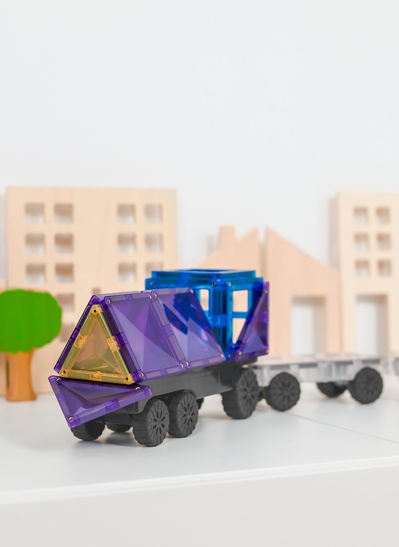 Connetix Transport-Set REGENBOGEN: BLAU