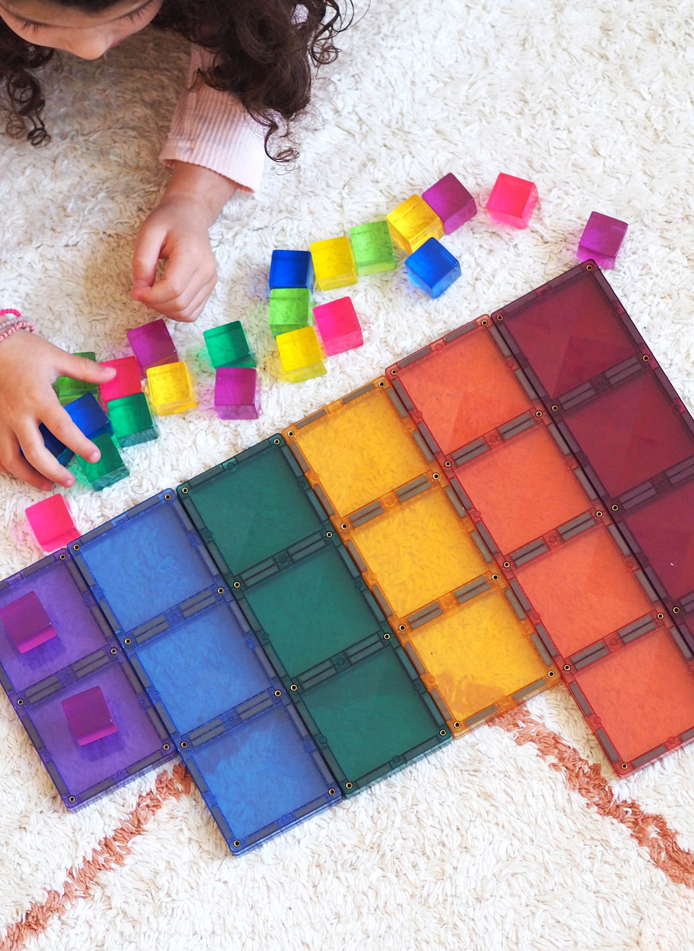 Connetix Rechteck-Set PASTELL: LILA