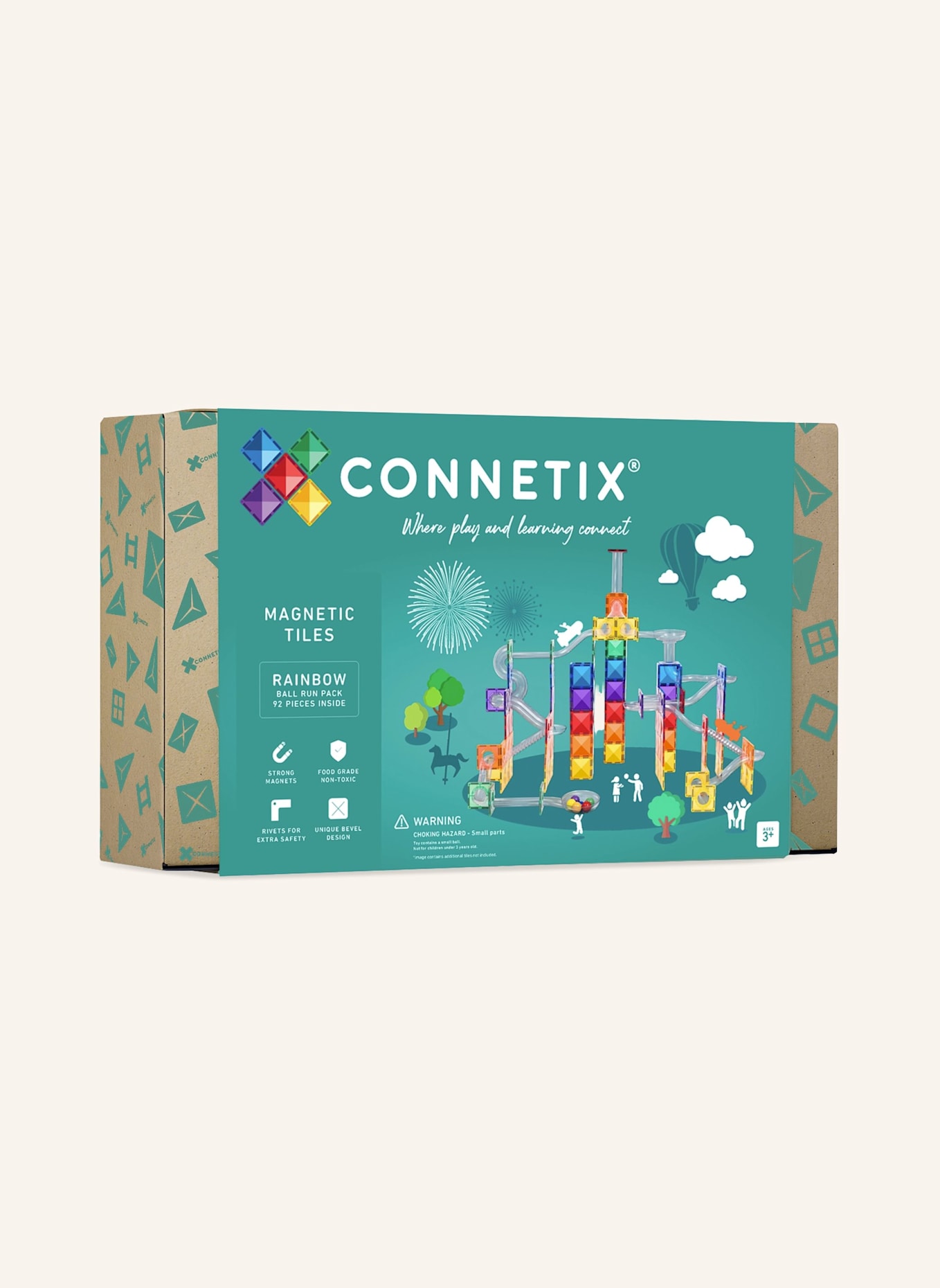 Connetix Kugelbahnen-Set REGENBOGEN: BLAU