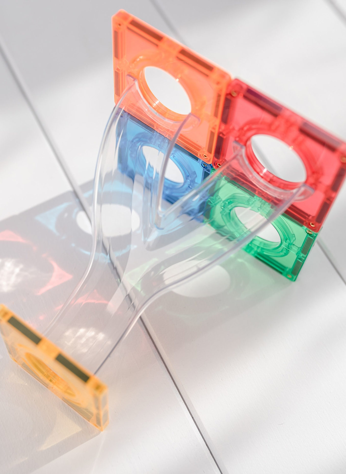 Connetix Kugelbahnen-Set REGENBOGEN: BLAU