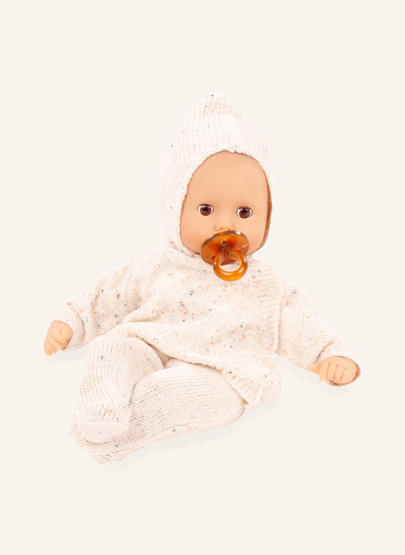 Götz Babypuppe Alles Strick MUFFIN BABY: BEIGE