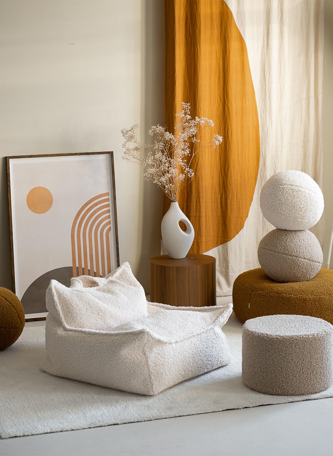 wigiwama Sitzsack SESSEL: WEISS