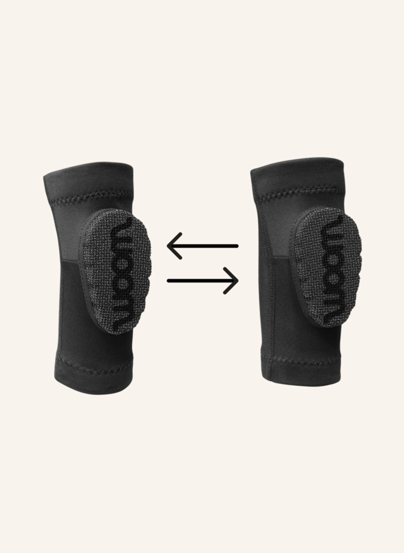 Woom Ellbogen-Pad-Set NEEBOWS: SCHWARZ