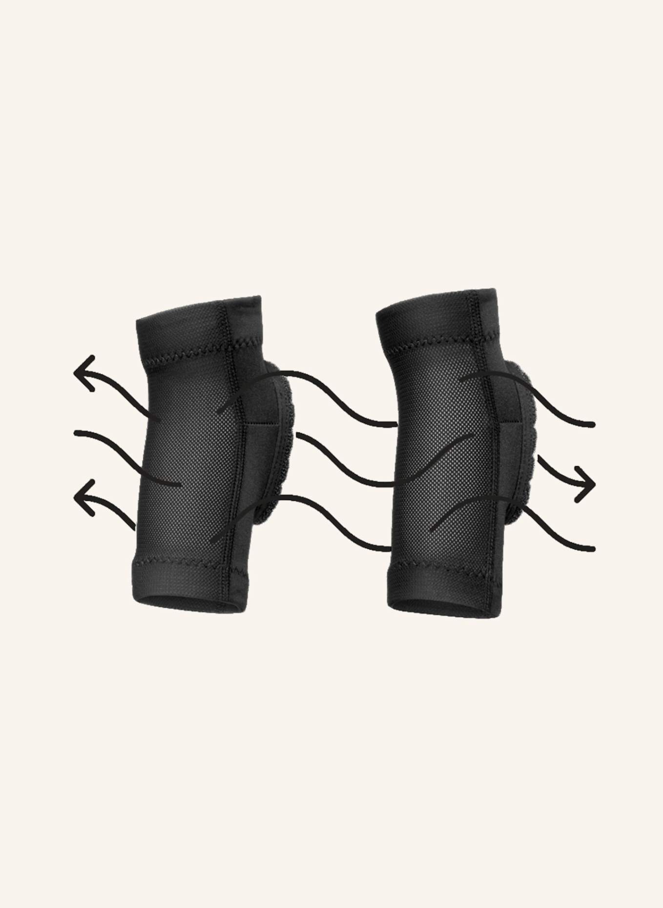 Woom Ellbogen-Pad-Set NEEBOWS: SCHWARZ