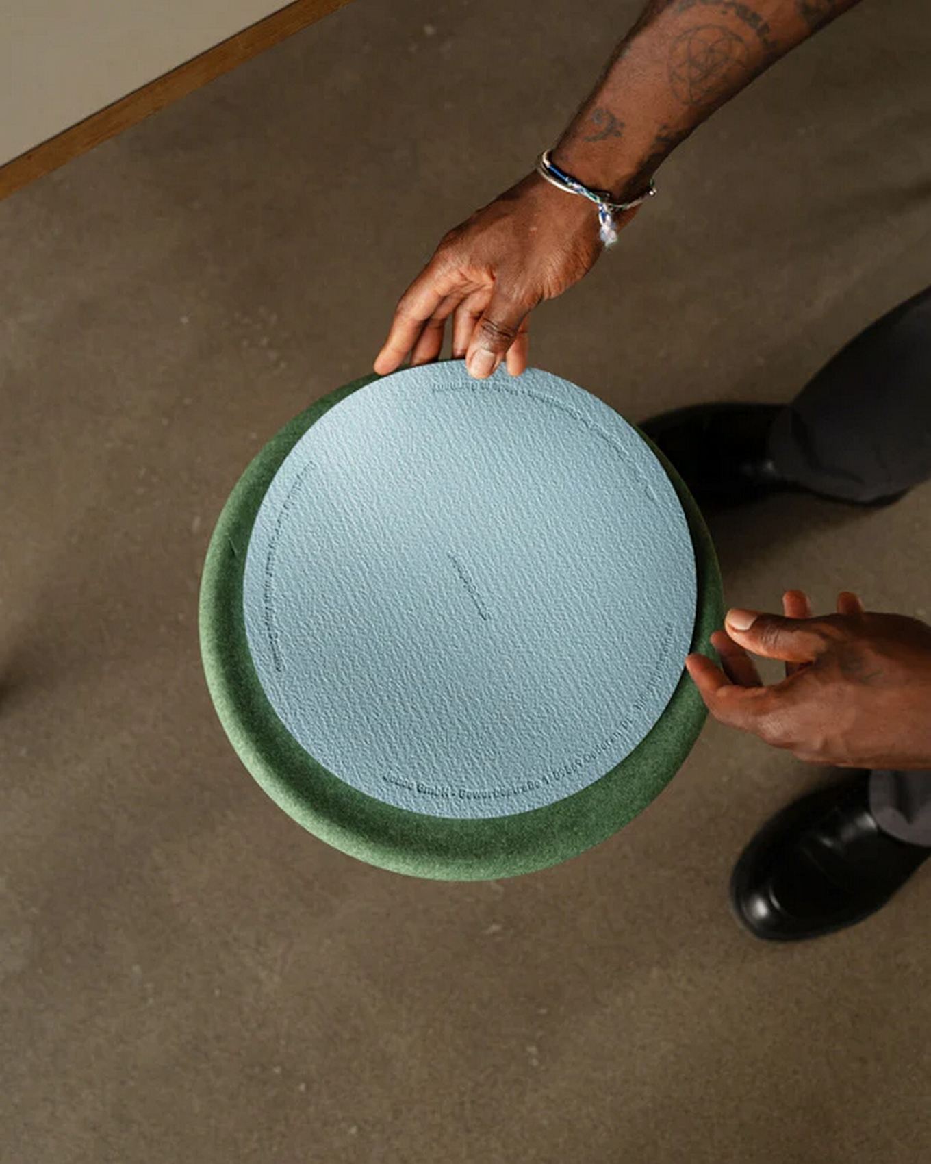 Stapelstein PAD: HELLBLAU