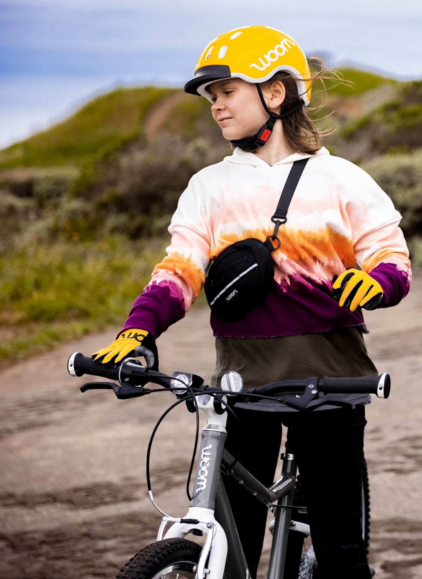 Woom Radhandschuhe TENS: GELB