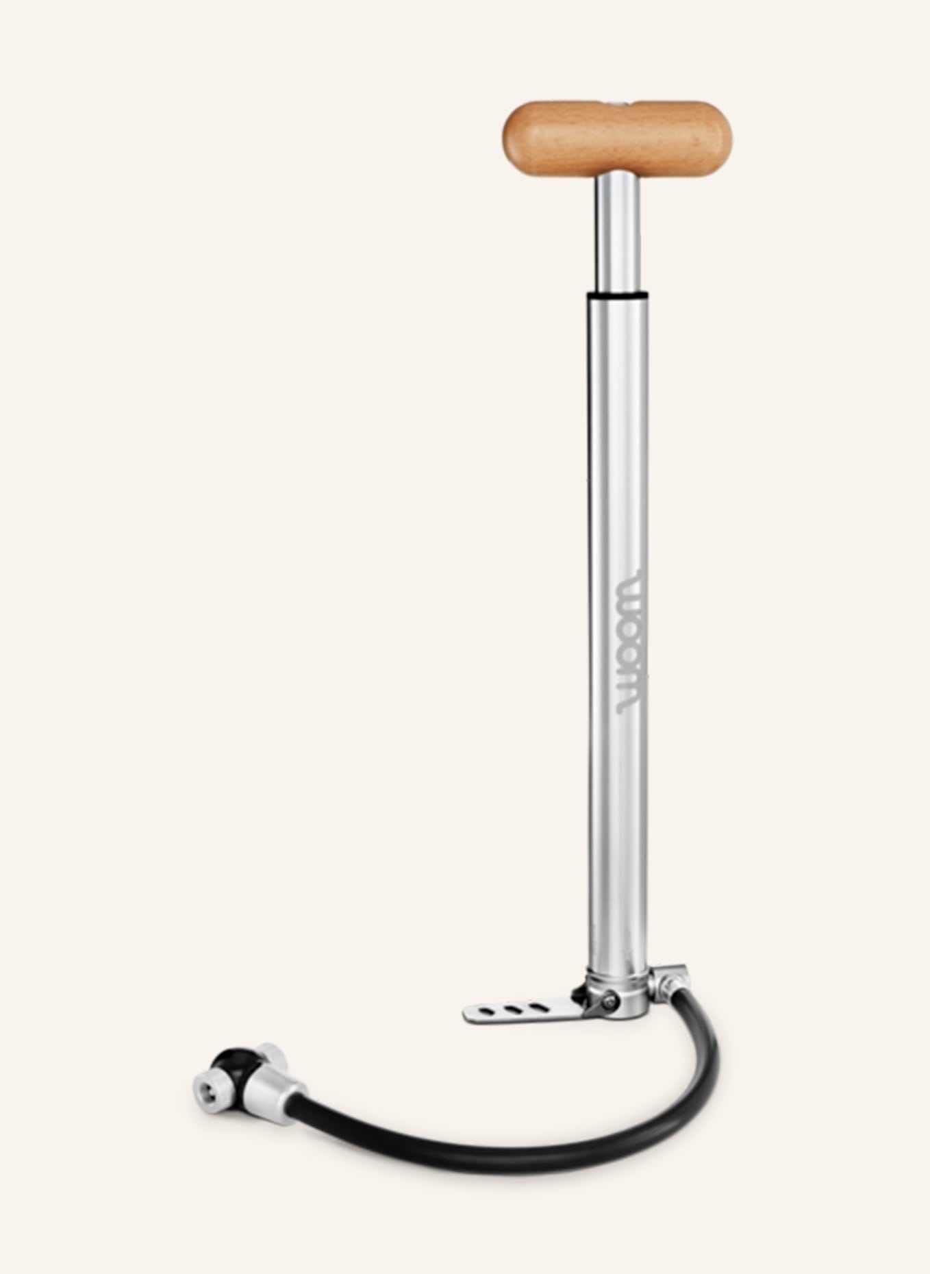 Woom Fahrradpumpe AIRFLO: SILBER
