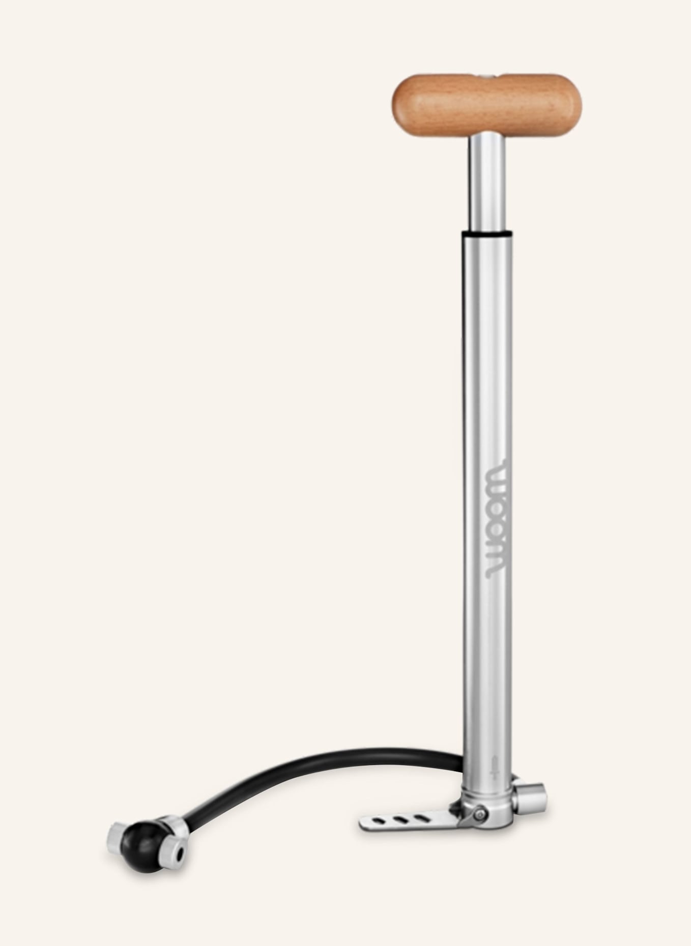 Woom Fahrradpumpe AIRFLO: SILBER