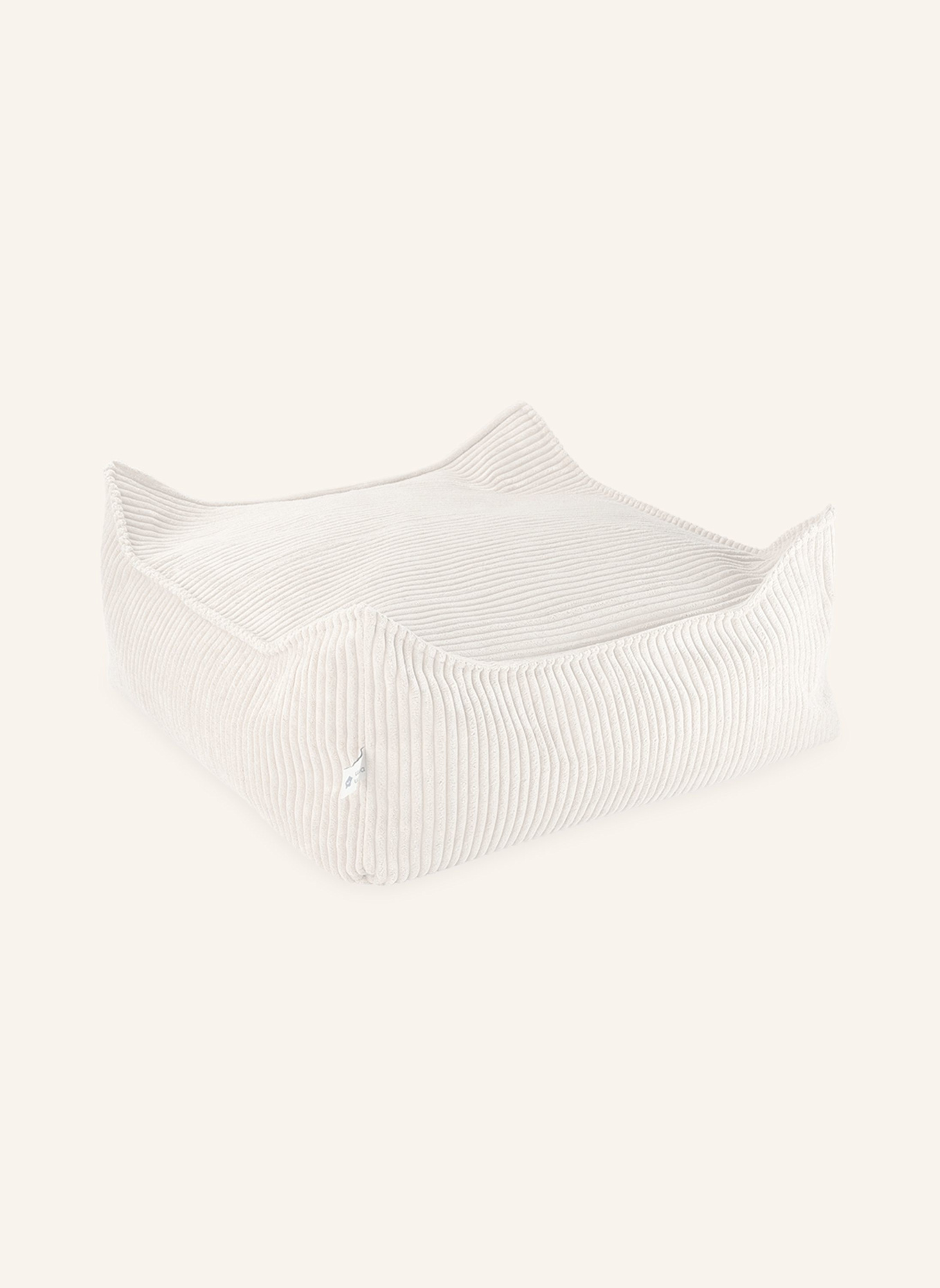 wigiwama Ottoman SQUARE: CREME