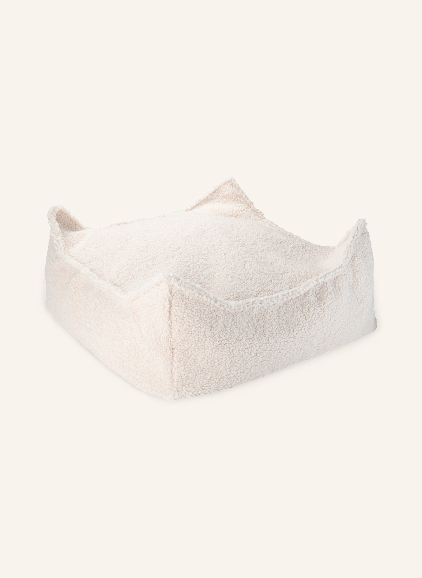 wigiwama Ottoman SQUARE: WEISS