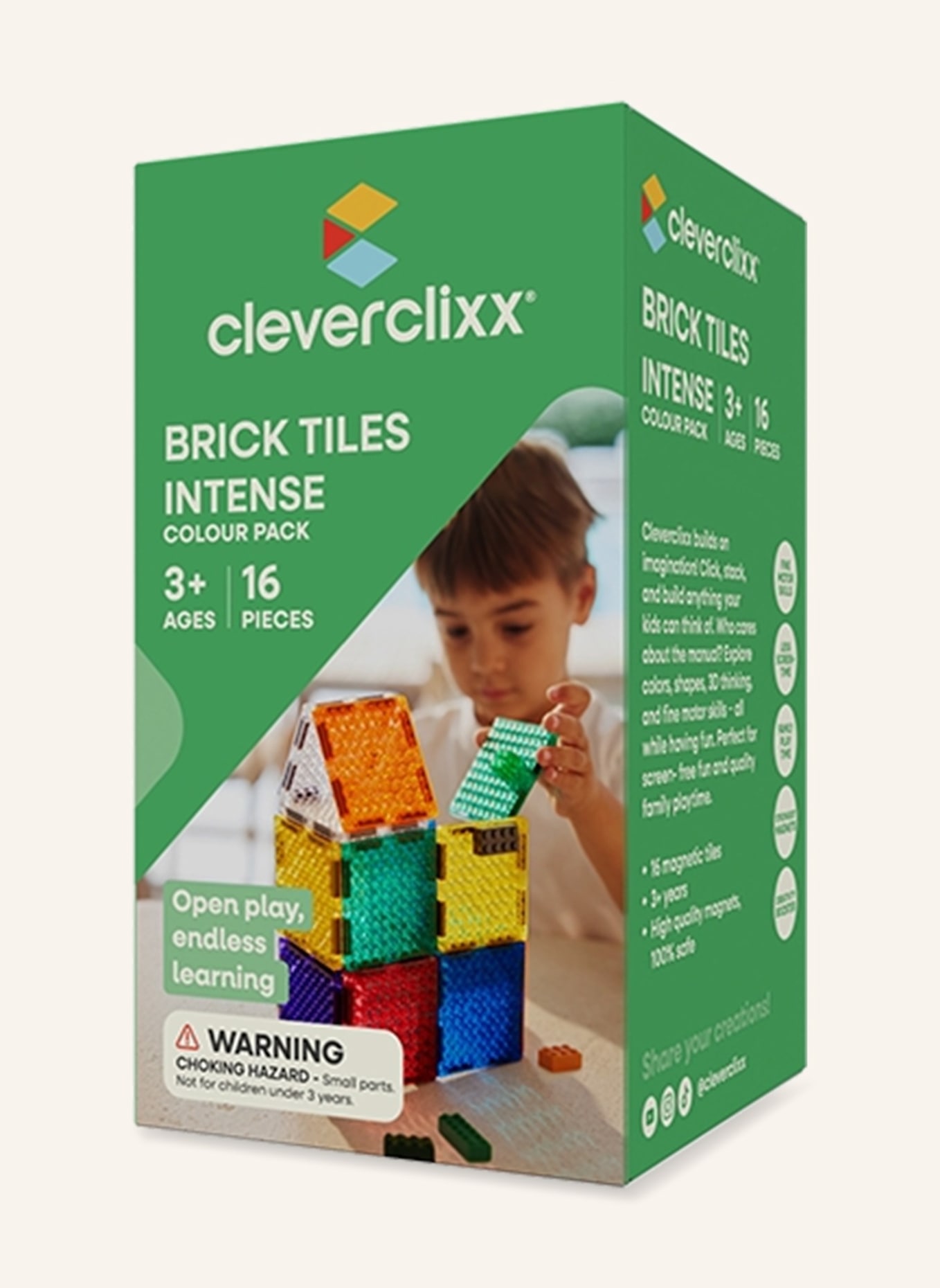 Cleverclixx Noppenbaustein: GRÜN