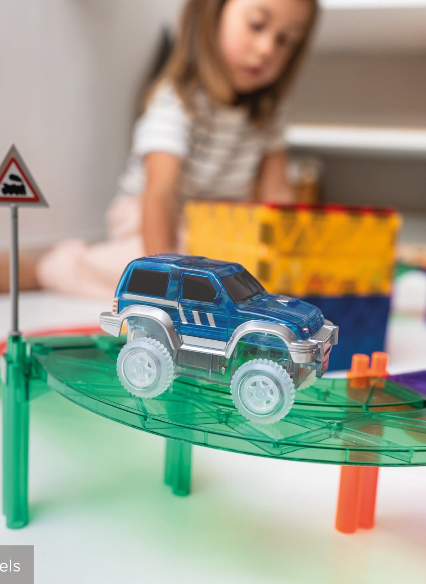 Cleverclixx Race Track Car: BLAU