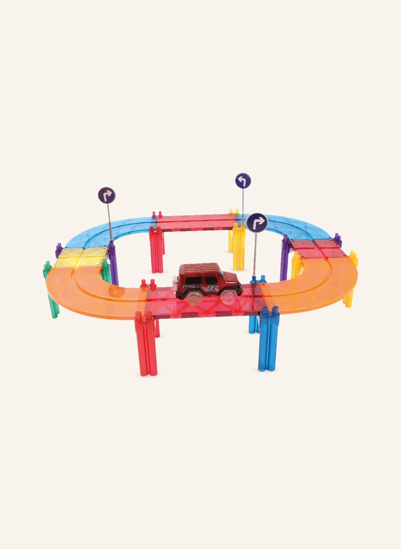 Cleverclixx Autobahn-Bausatz: BLAU