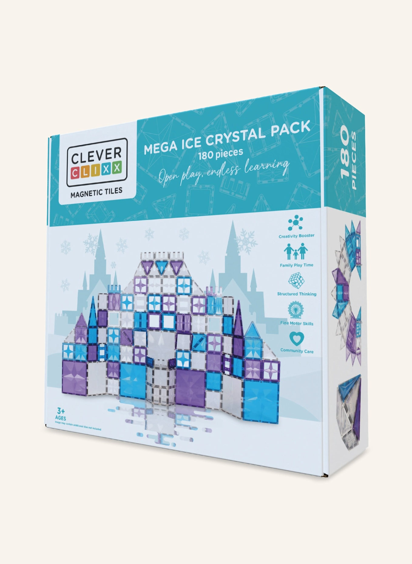 Cleverclixx Mega-Eiskristall-Bausatz: BLAU