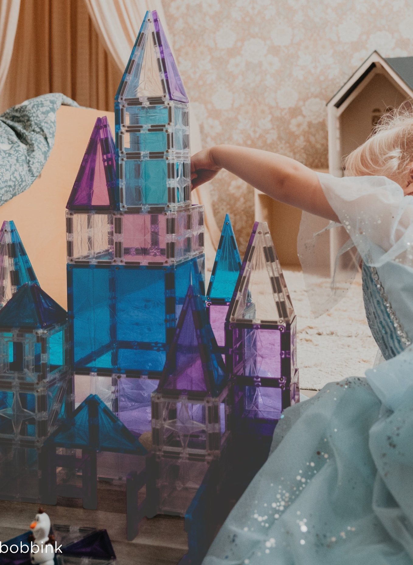 Cleverclixx Mega-Eiskristall-Bausatz: BLAU