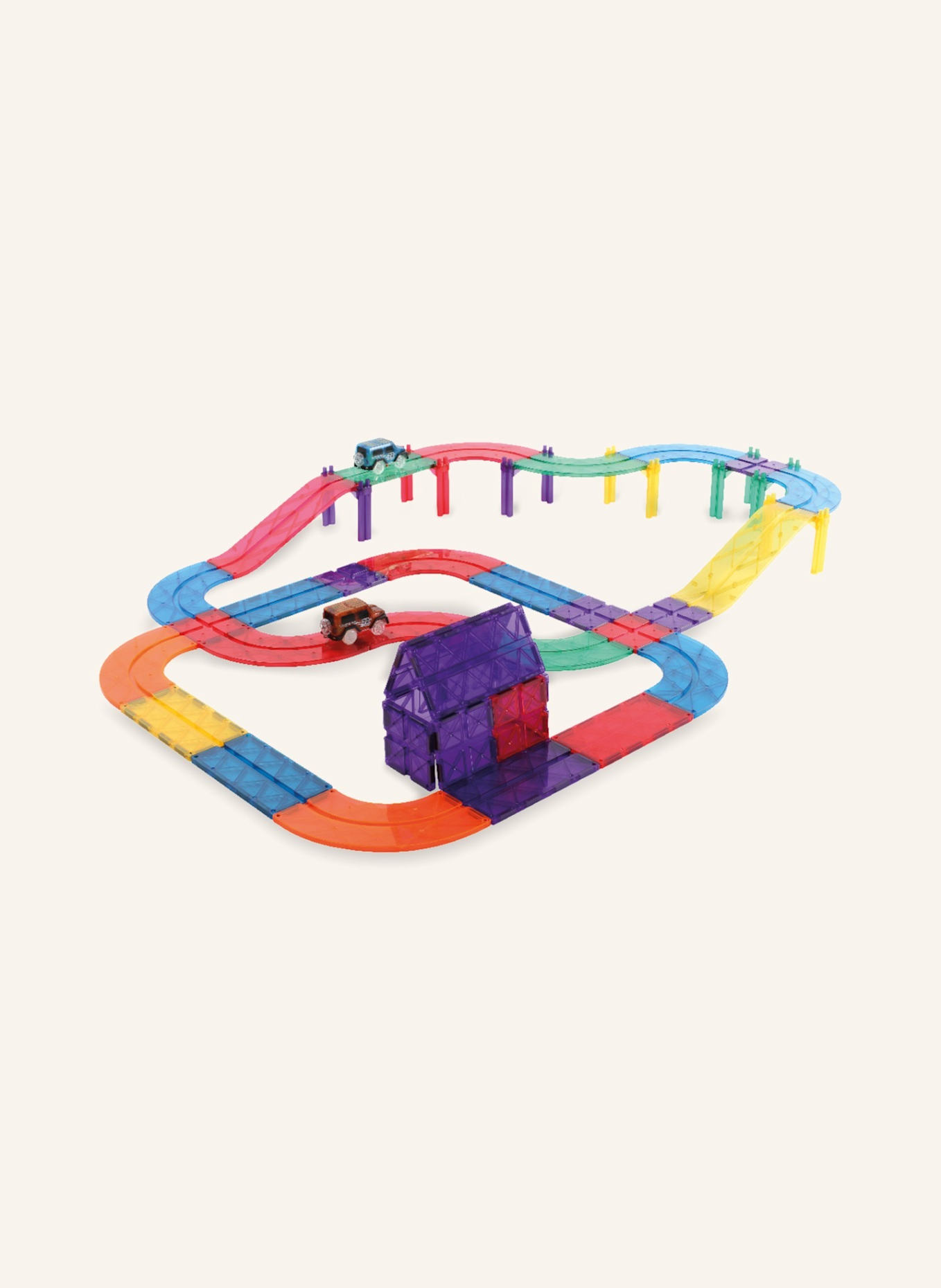 Cleverclixx Autobahn-Bausatz: BLAU