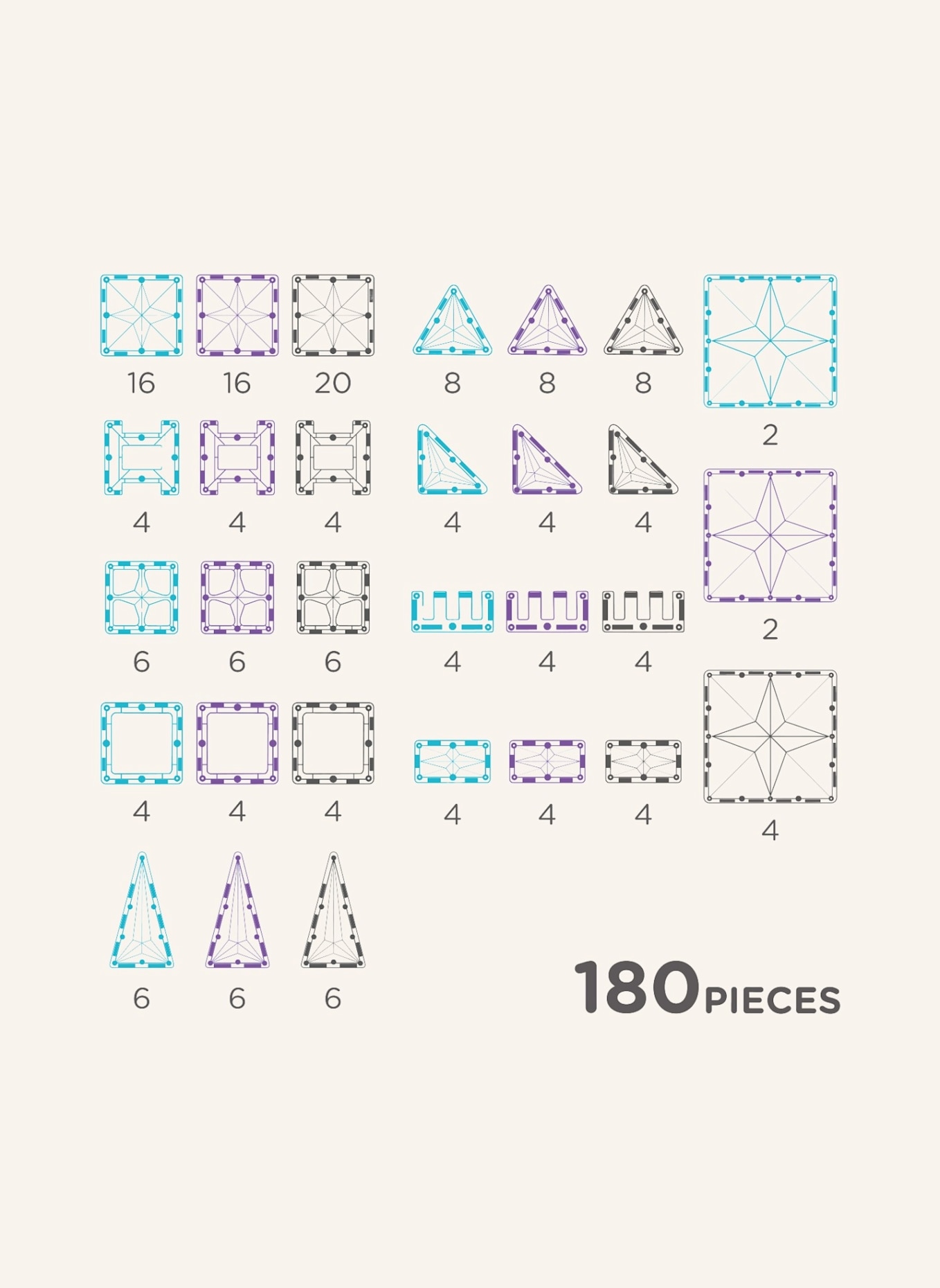 Cleverclixx Mega-Eiskristall-Bausatz: BLAU