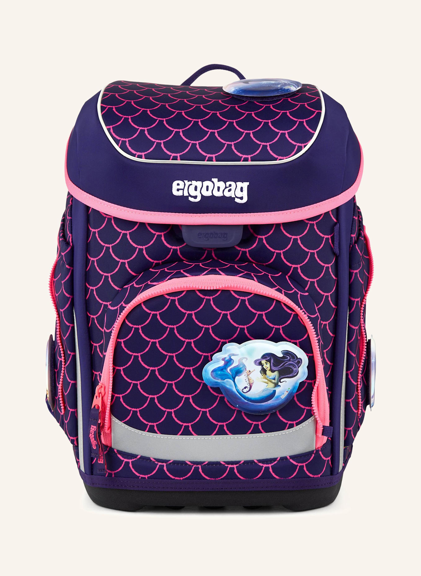 ergobag CUBO Set: NEONPINK