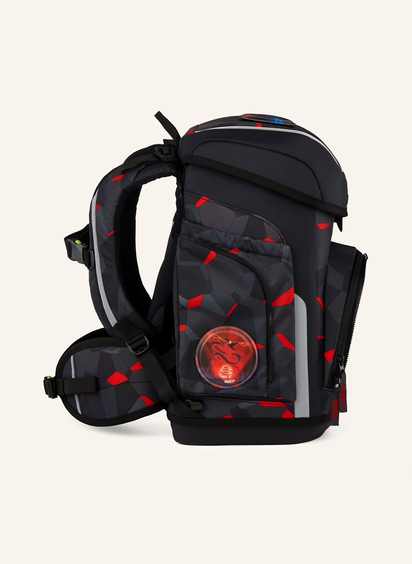 ergobag CUBO Set: NEONROT