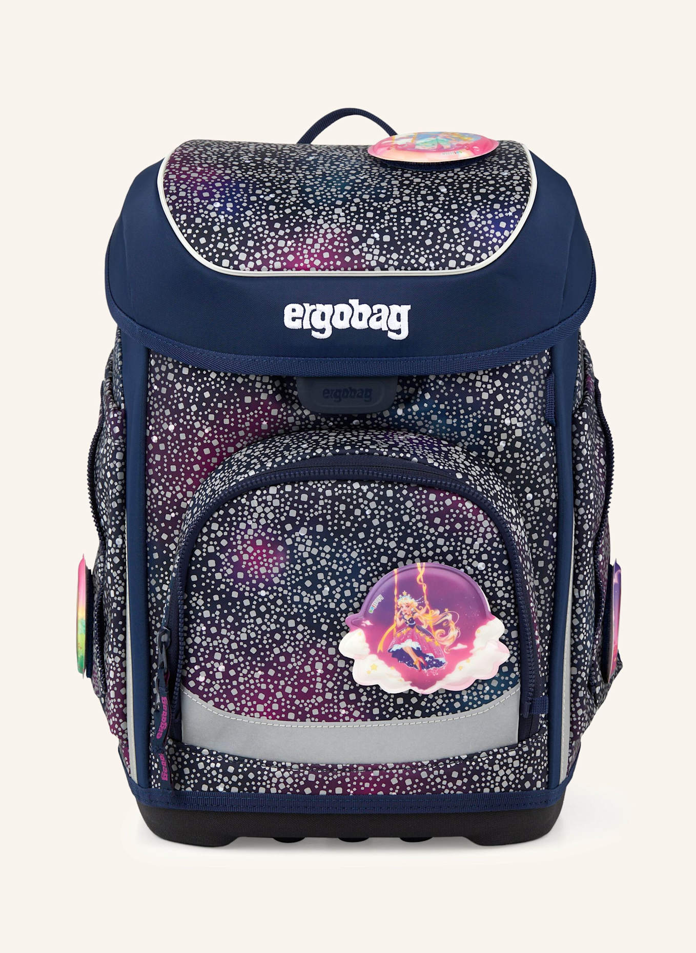 ergobag CUBO Set: HELLGRAU