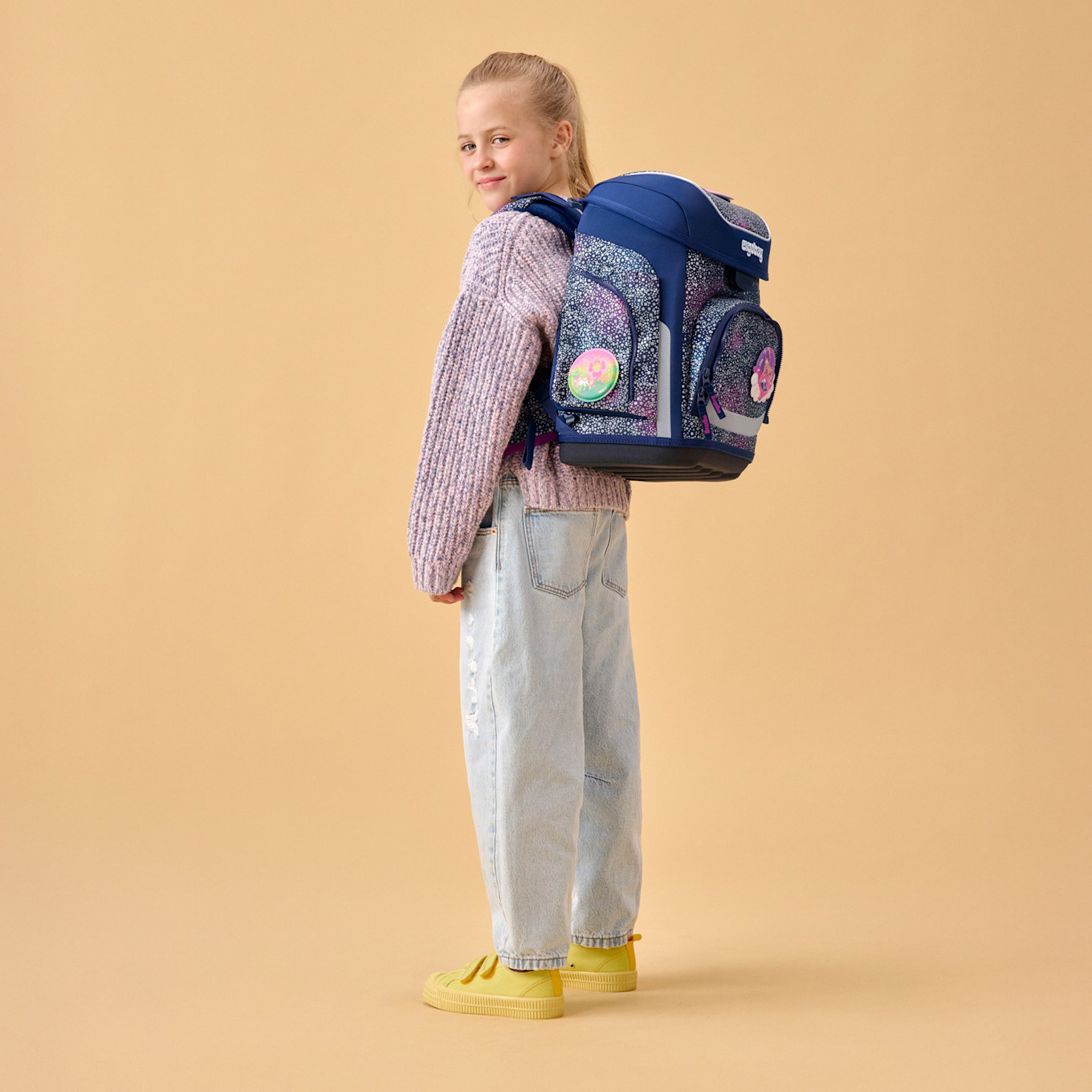 ergobag CUBO Set: HELLGRAU