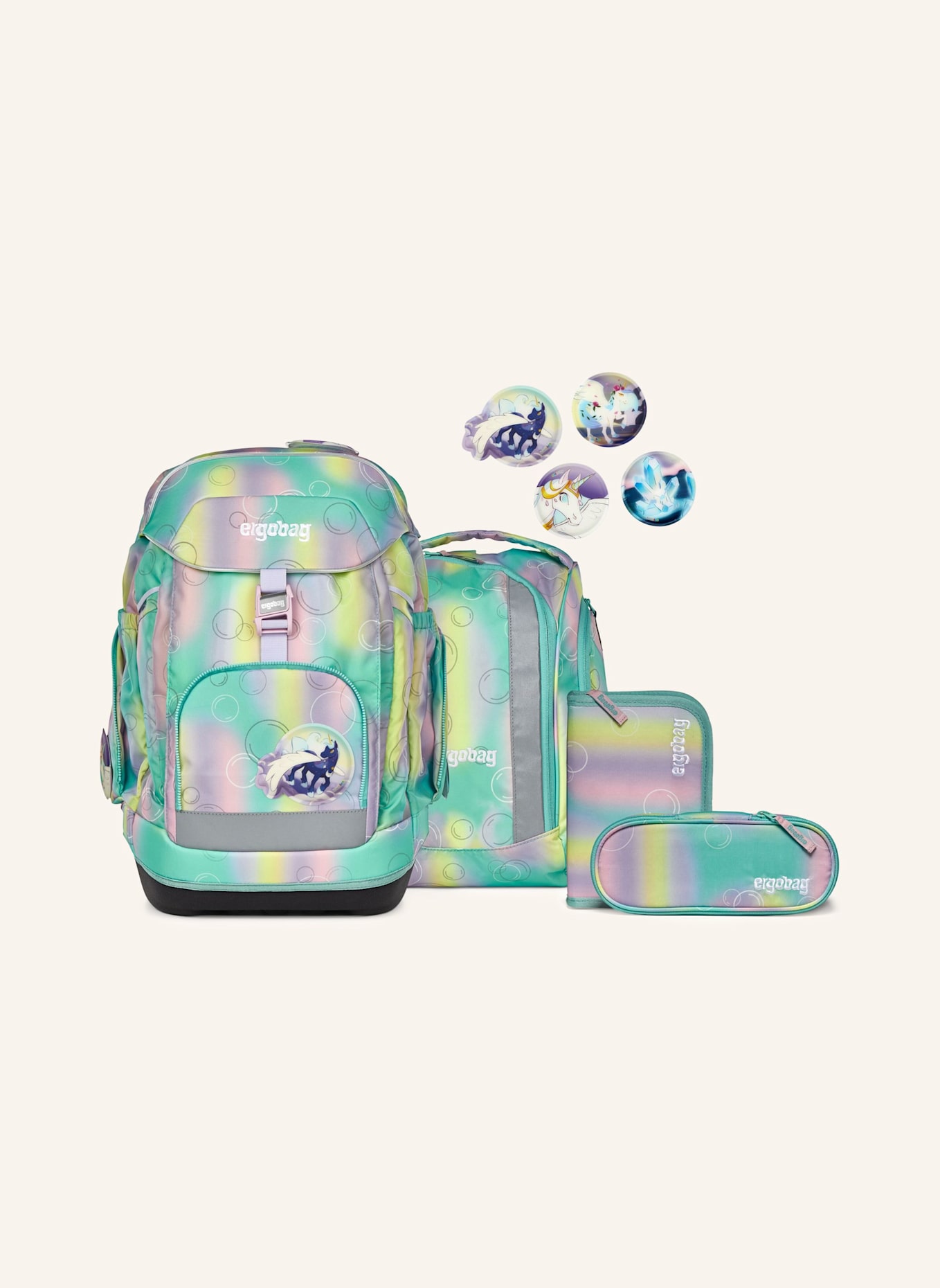 ergobag MAXI Set: TÜRKIS