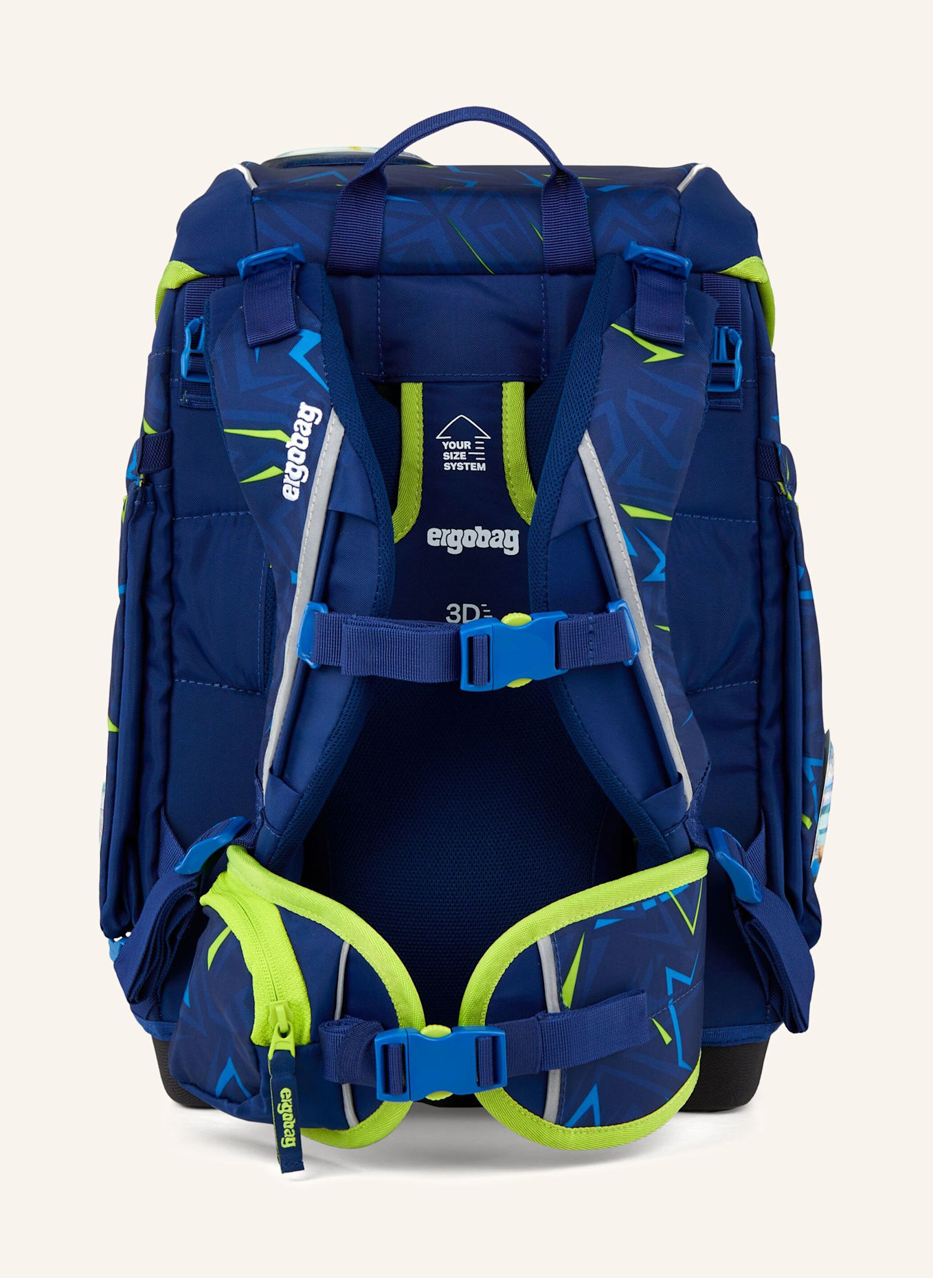 ergobag CUBO Set: NEONGELB