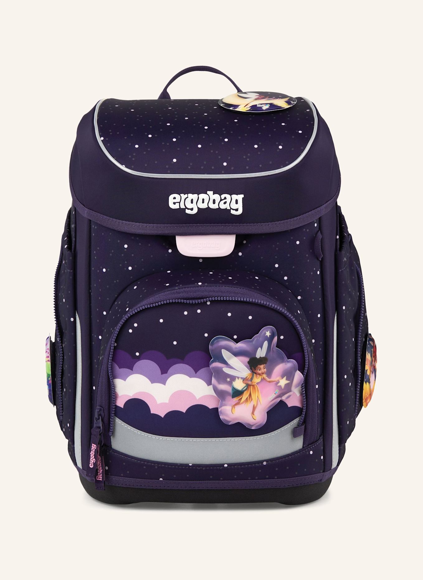 ergobag CUBO Set: DUNKELLILA