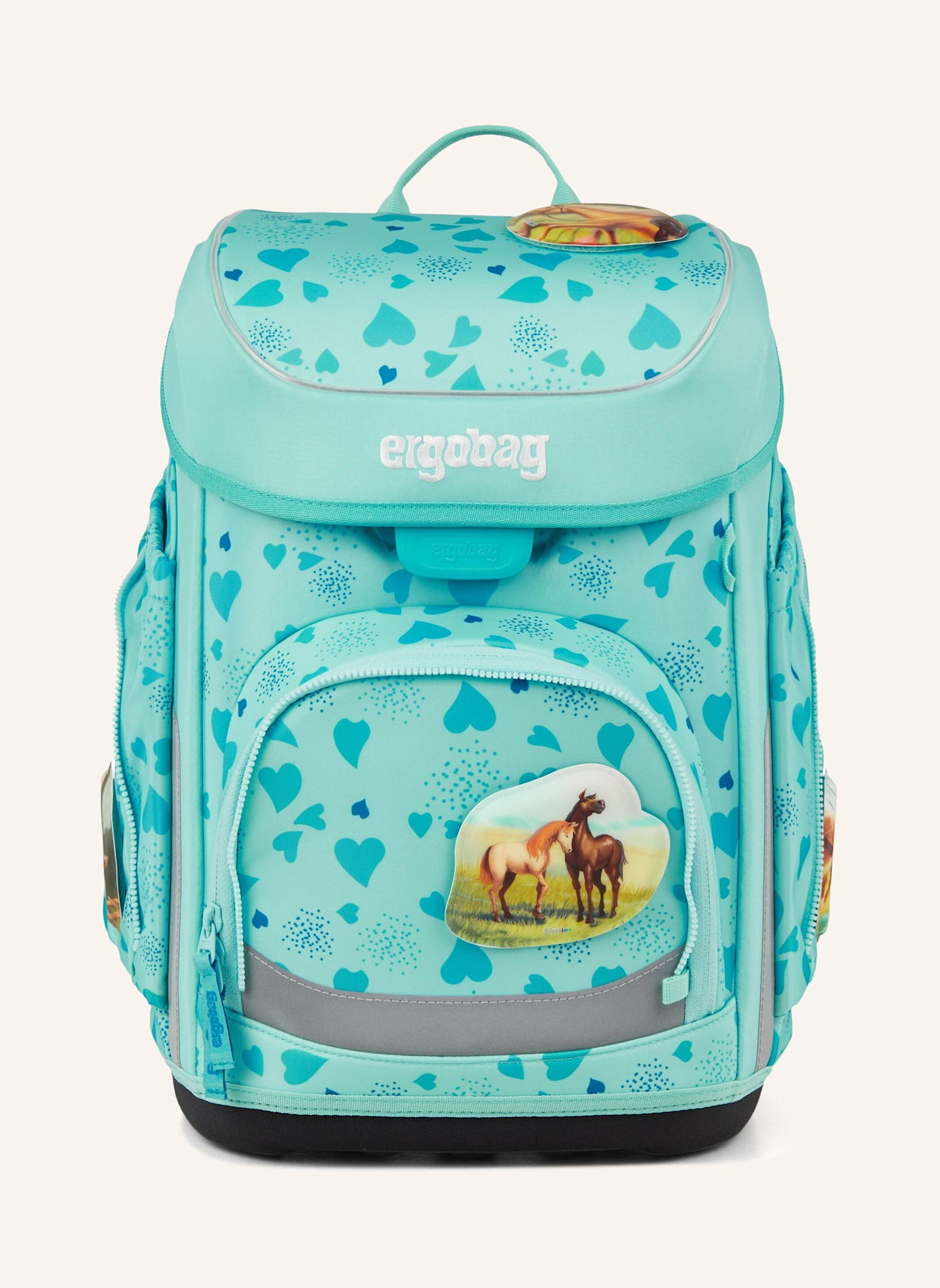 ergobag CUBO Set: NEONTÜRKIS