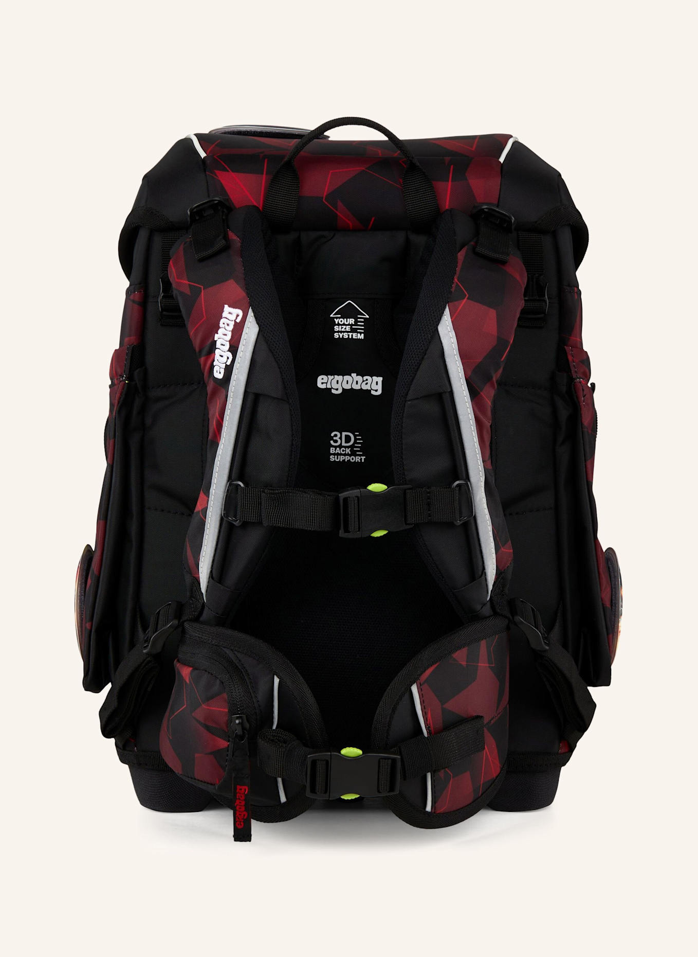 ergobag CUBO Set: ROT