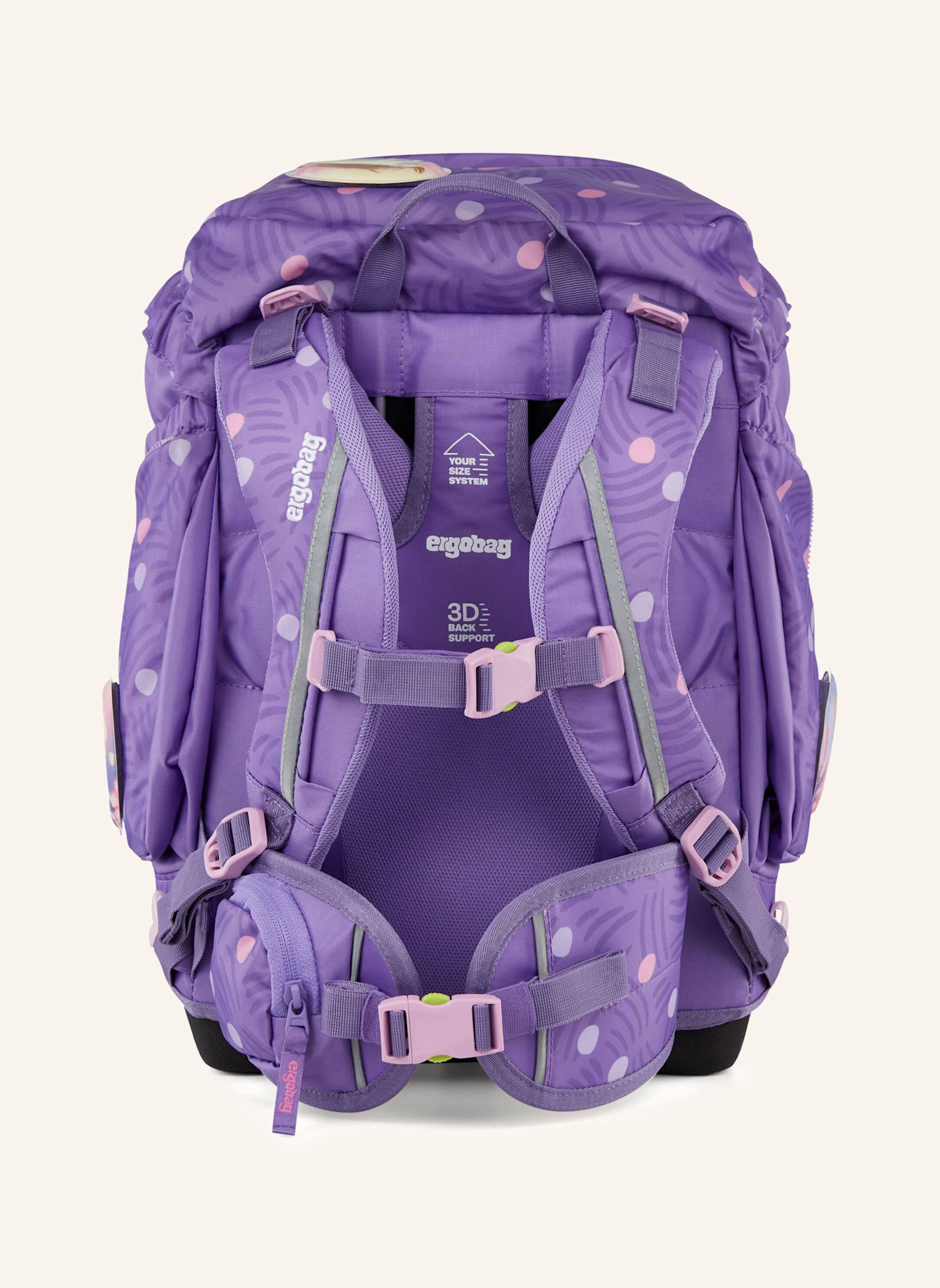 ergobag PACK Set: HELLLILA