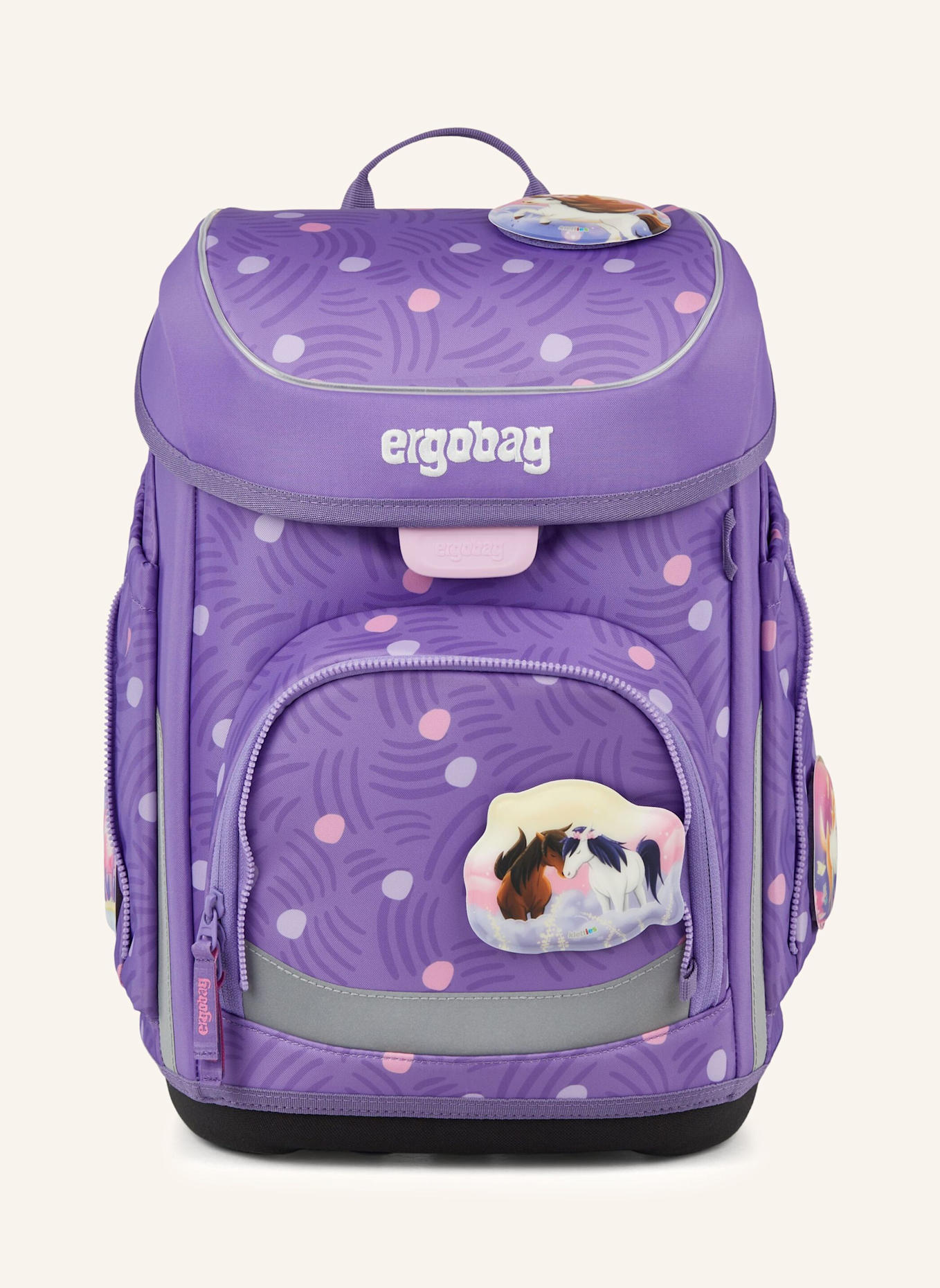 ergobag CUBO Set: HELLLILA