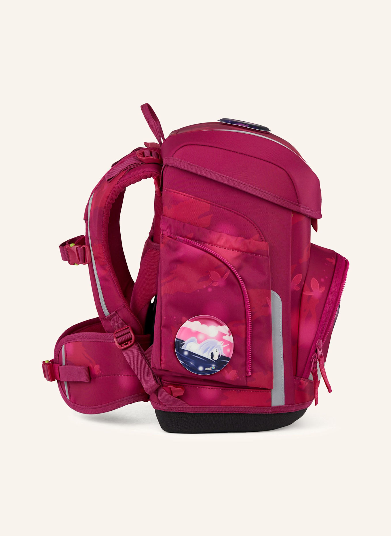 ergobag CUBO Set: DUNKELROT